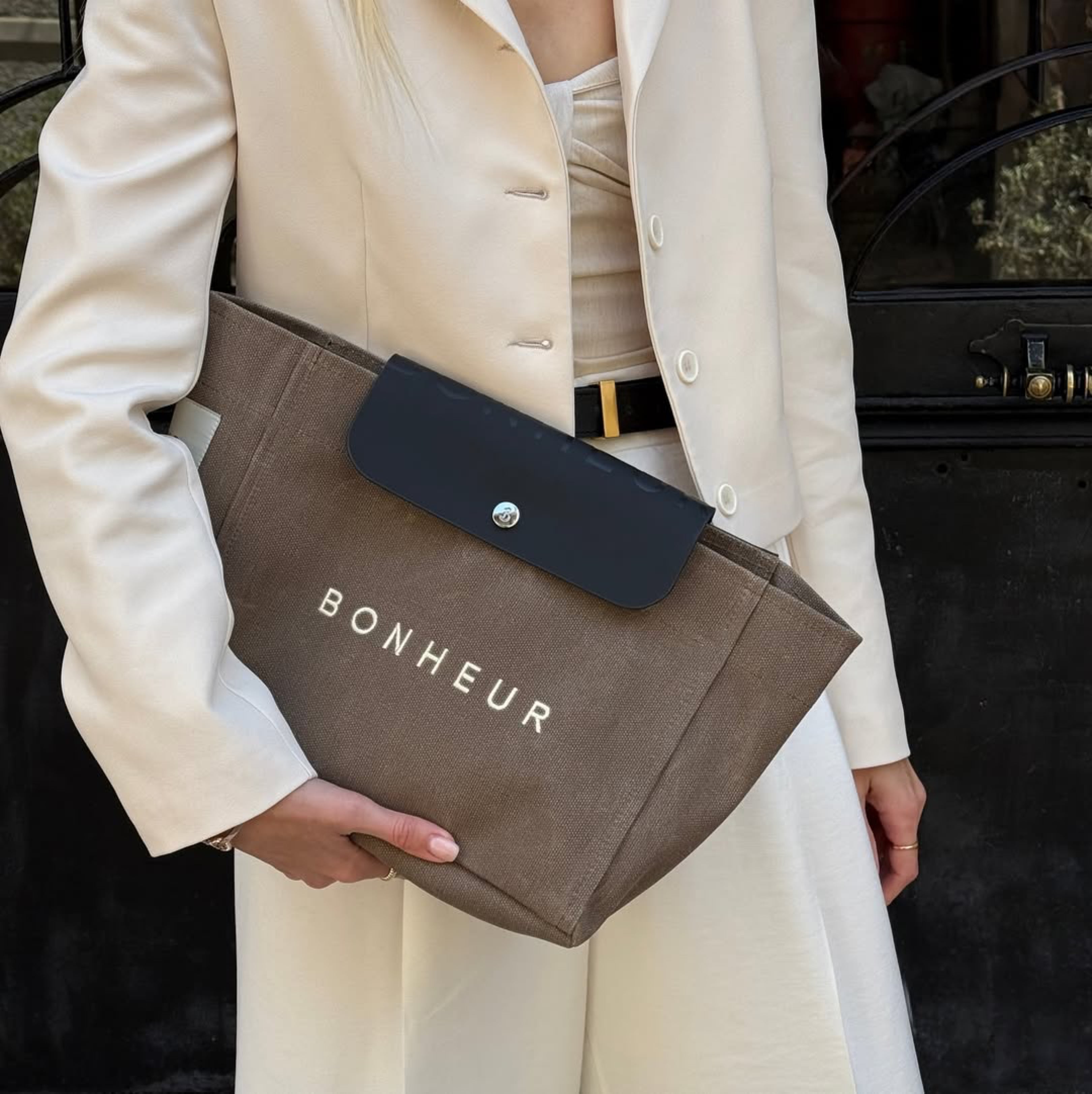 N°6 Canvas Clutch+Bag - Chocolate Malt