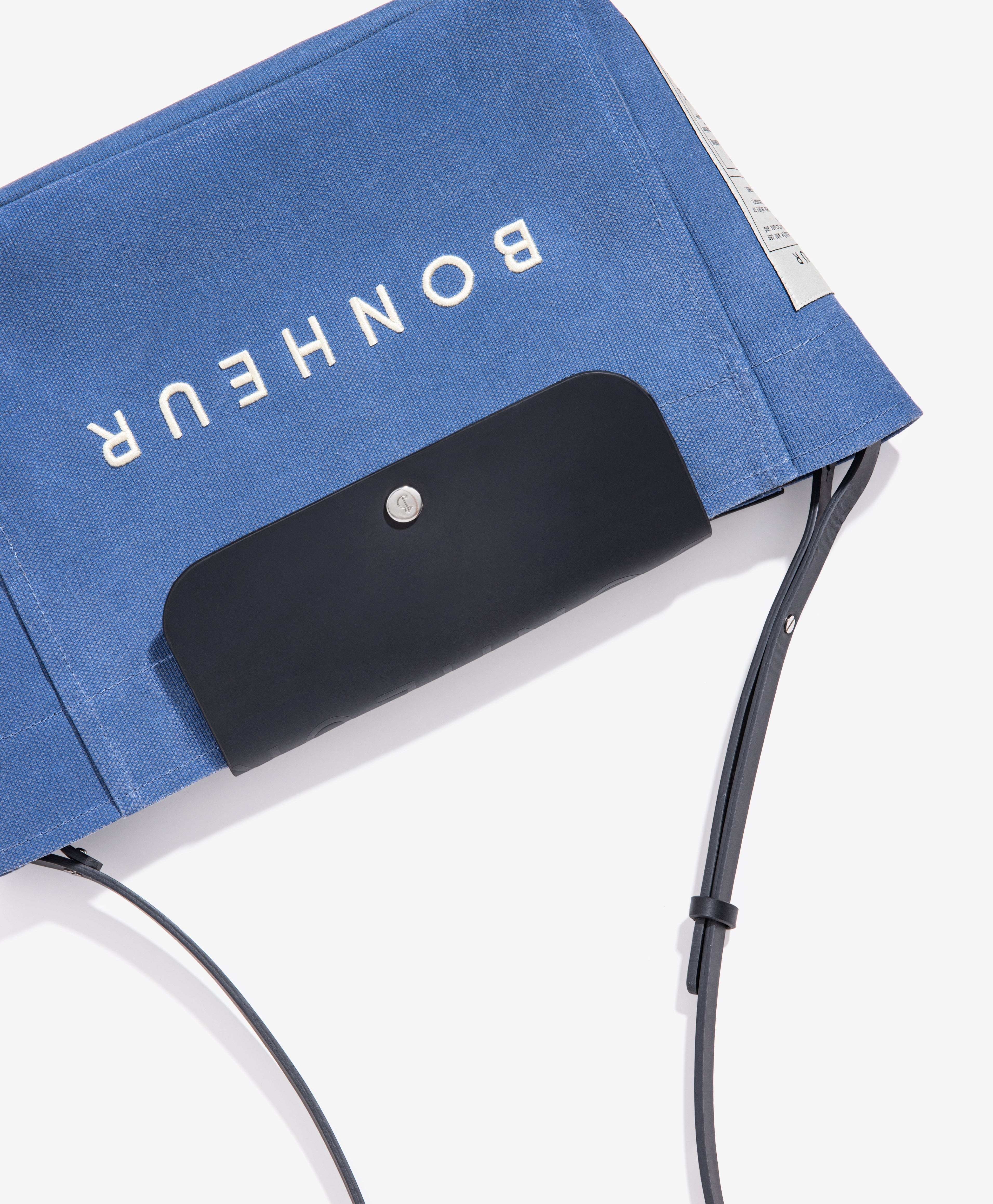 N°6 Canvas Clutch+Bag - Parisian Blue