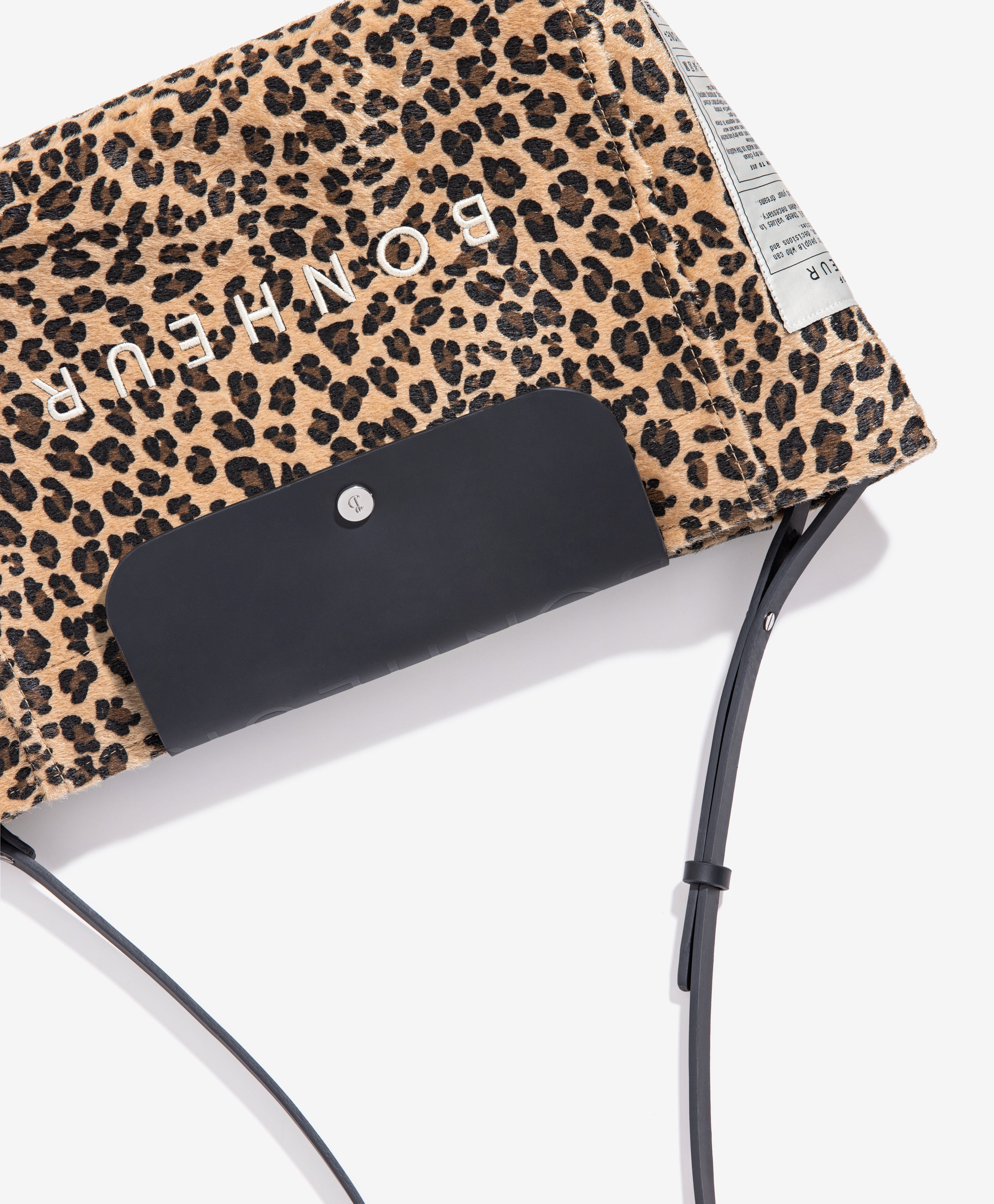 N°6 Canvas Clutch+Bag - Leopard