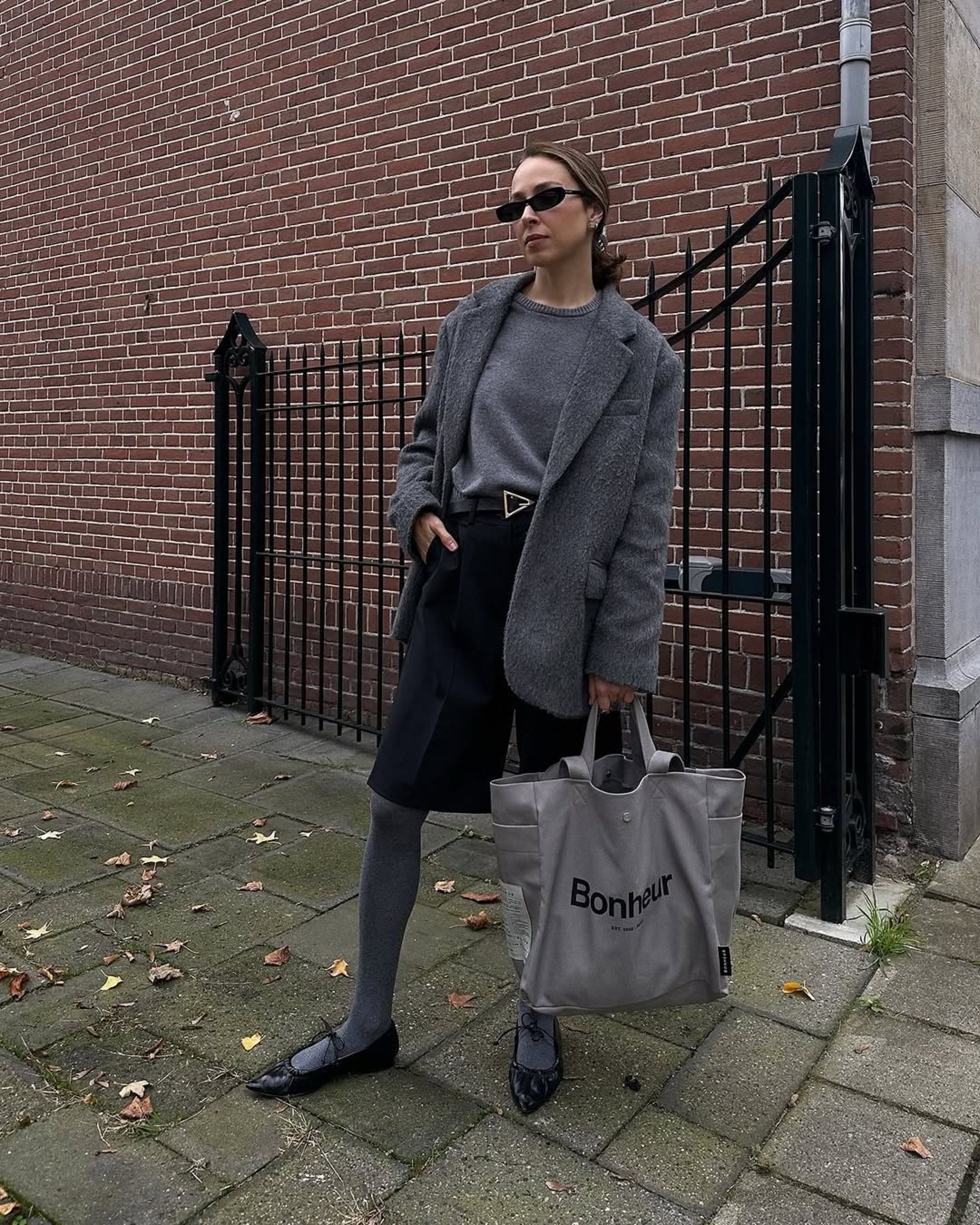 N°4 Kanvas Çanta- Suede Gray