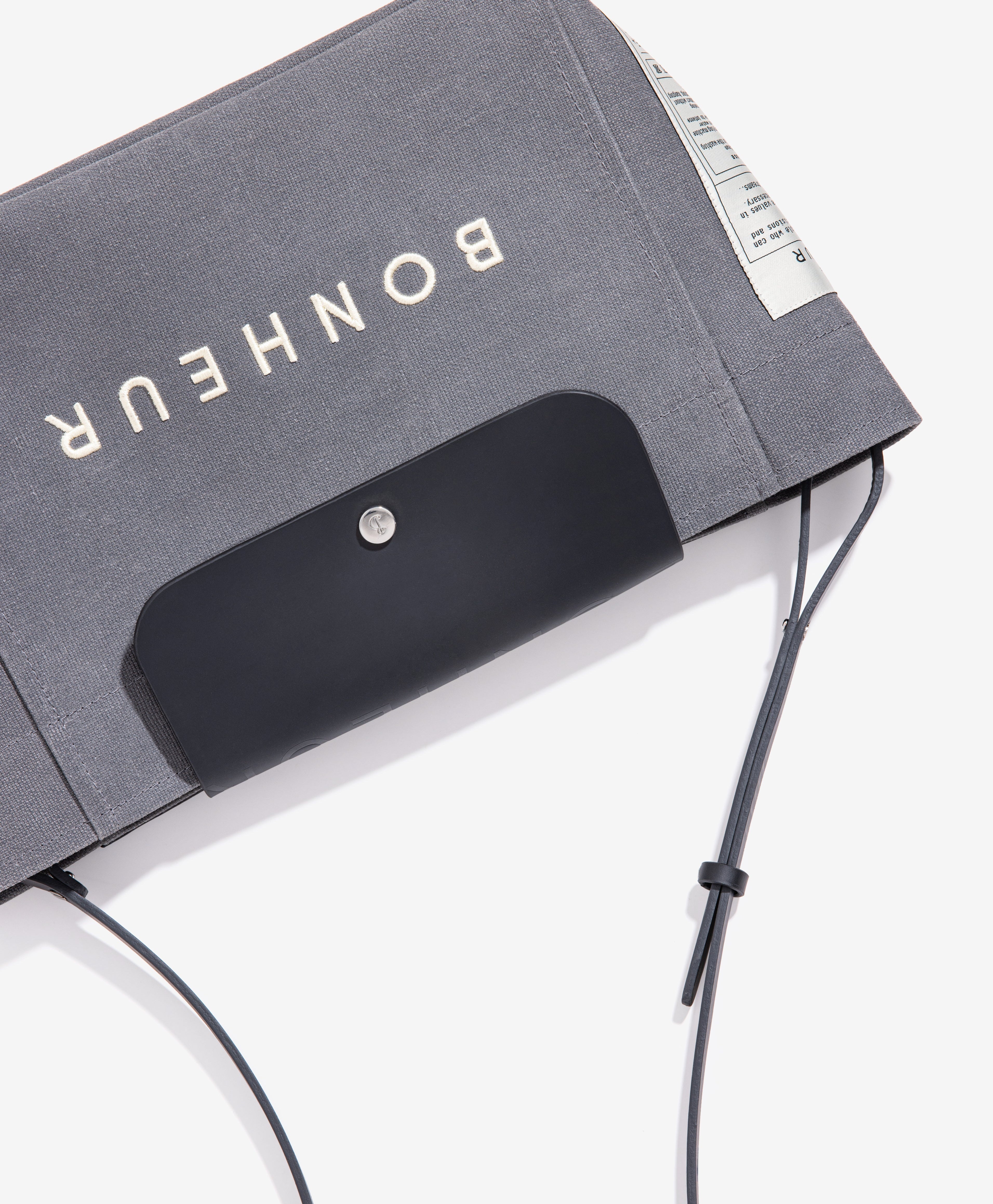 N°6 Canvas Clutch+Bag - Ghost Gray