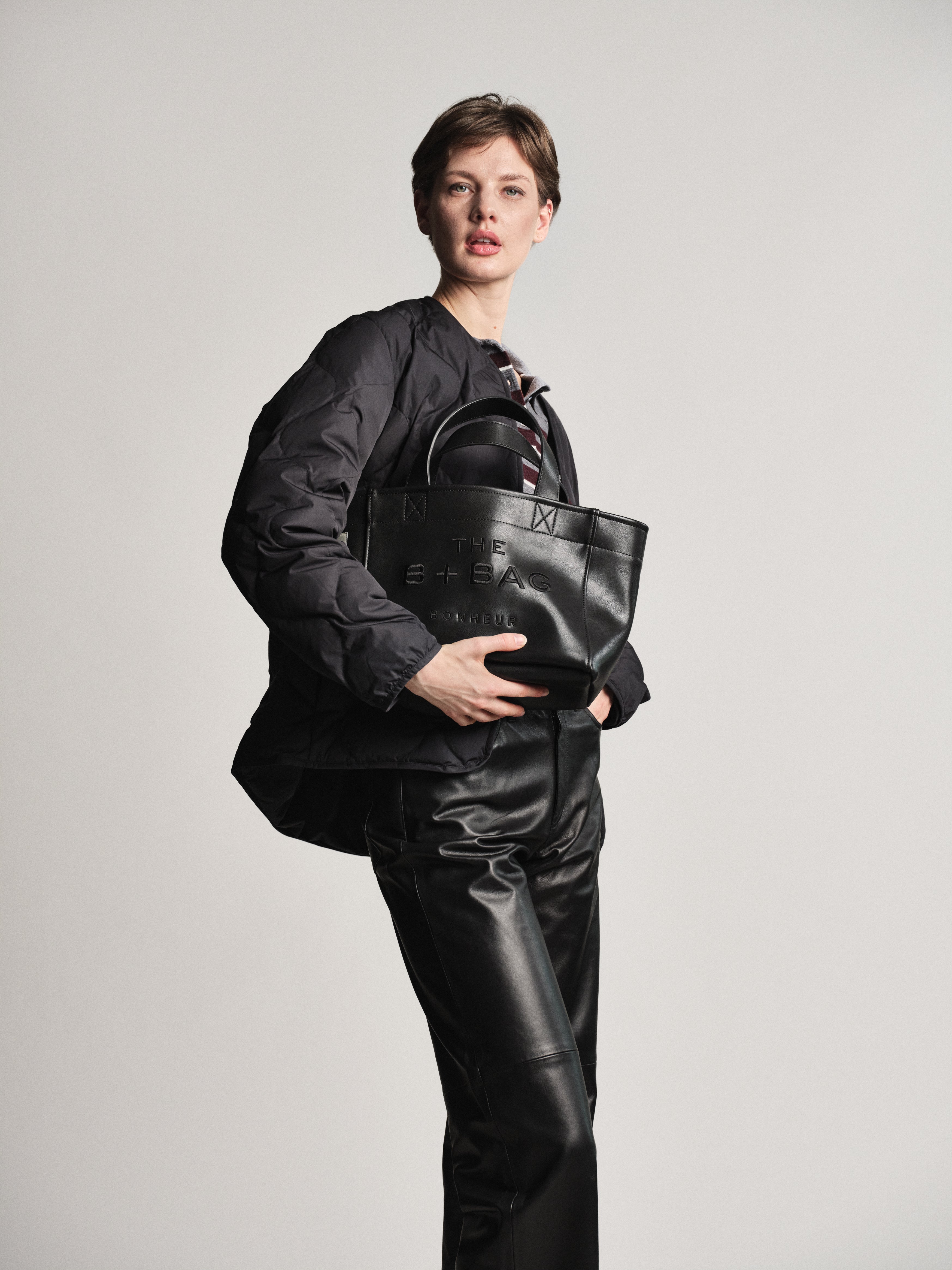 Vegan Leather Black Phantom Çanta