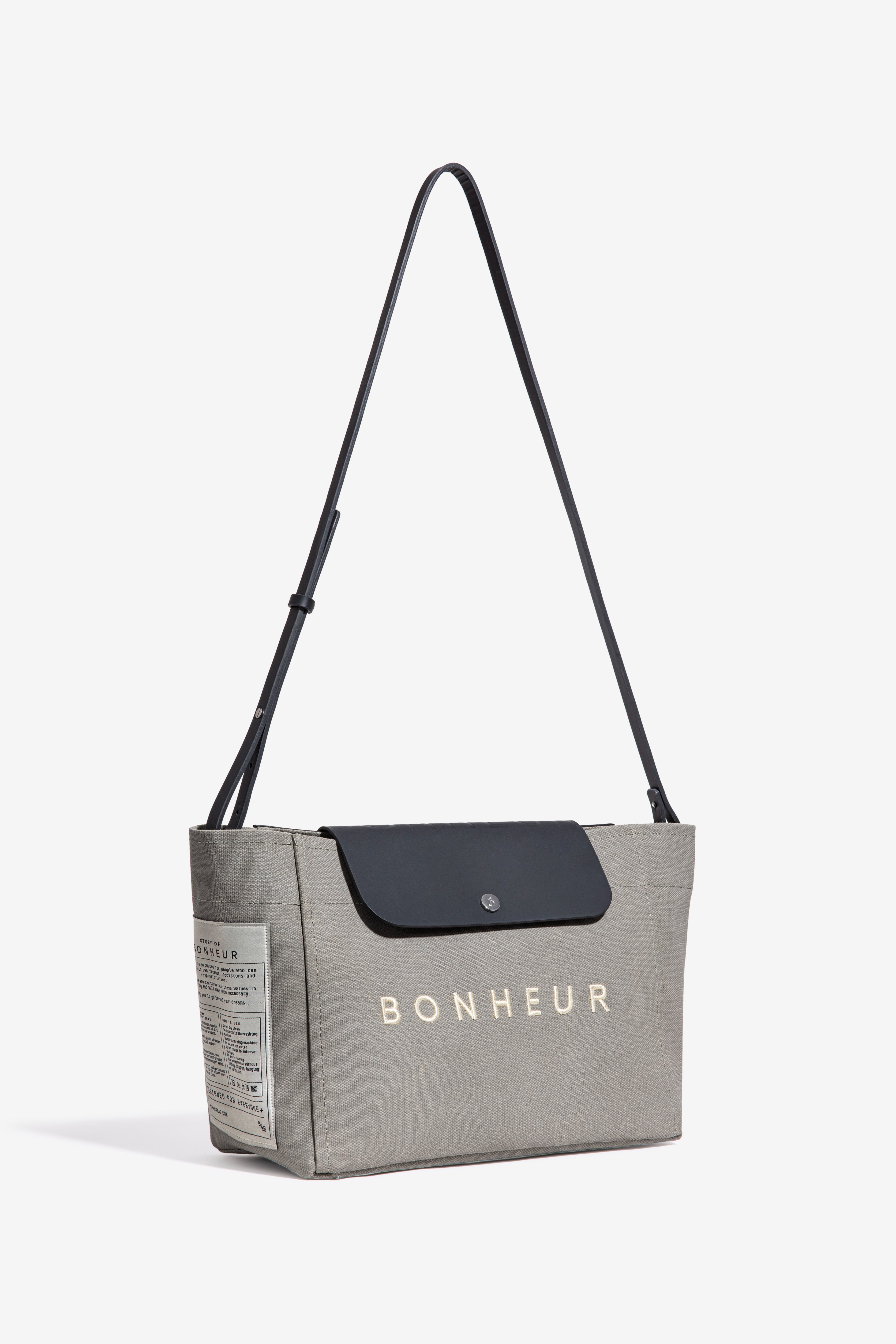 N°6 Canvas Clutch+Bag - Milky Green