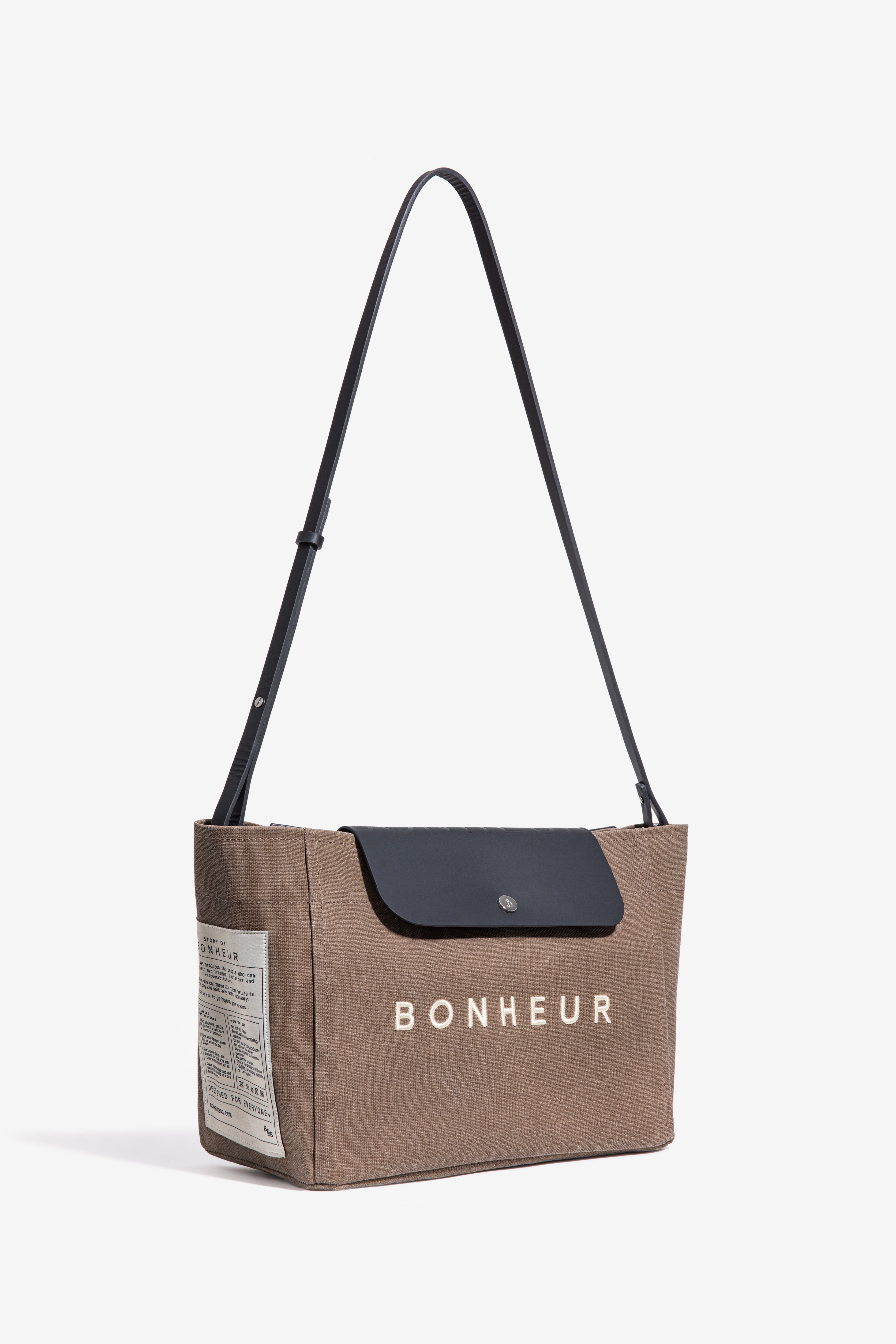 N°6 Canvas Clutch+Bag - Chocolate Malt