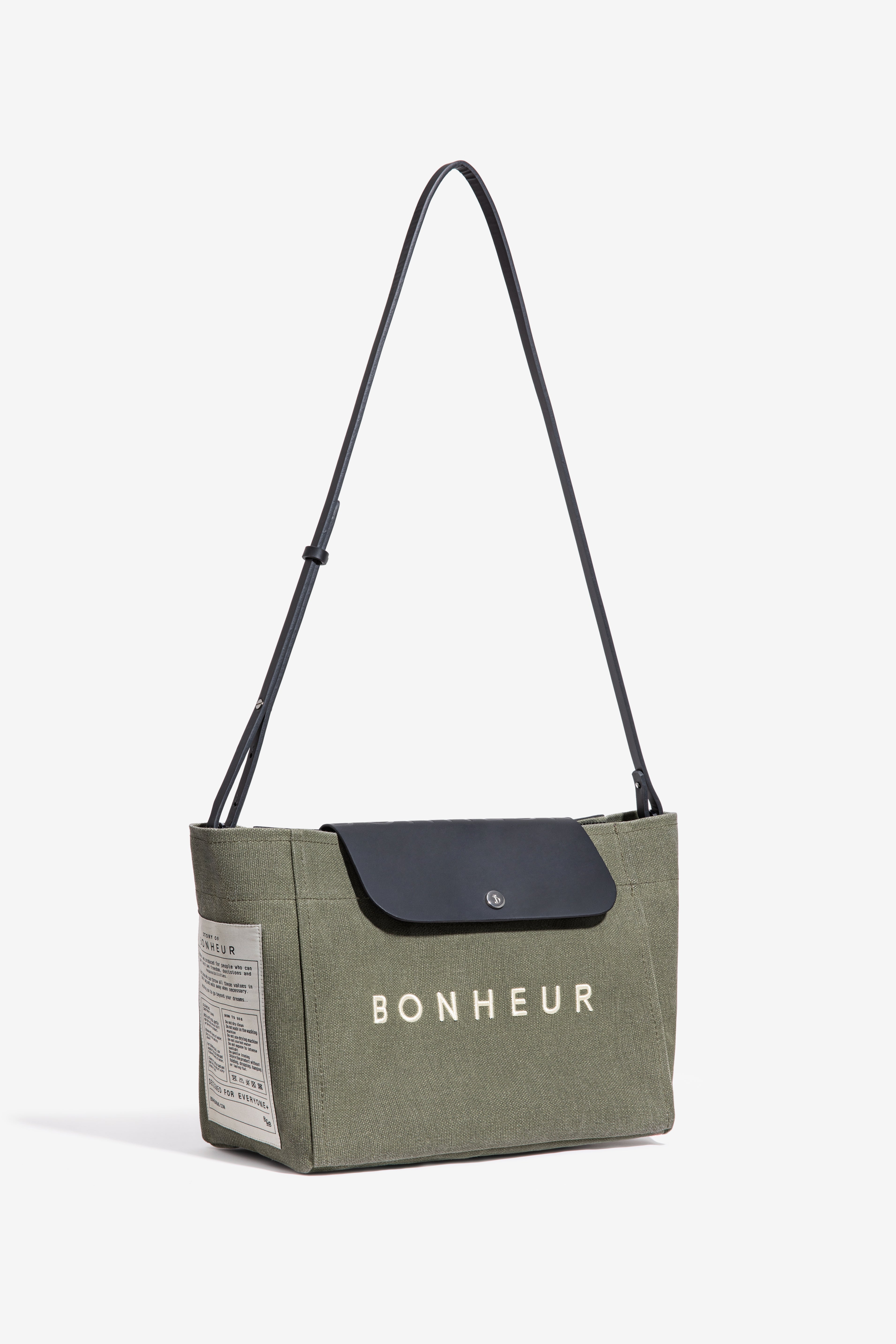 N°6 Canvas Clutch+Bag - Green Tea