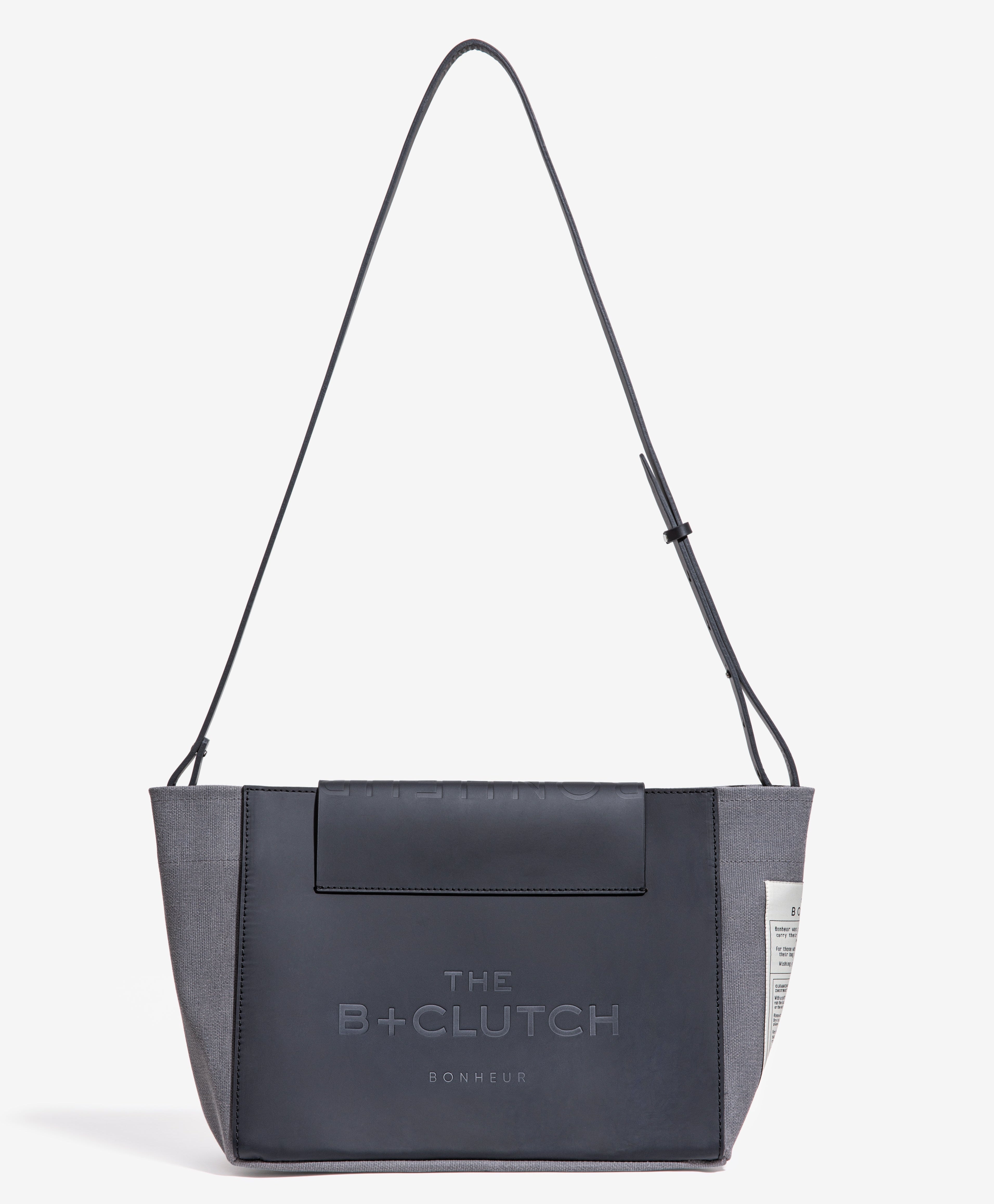 N°6 Canvas Clutch+Bag - Ghost Gray