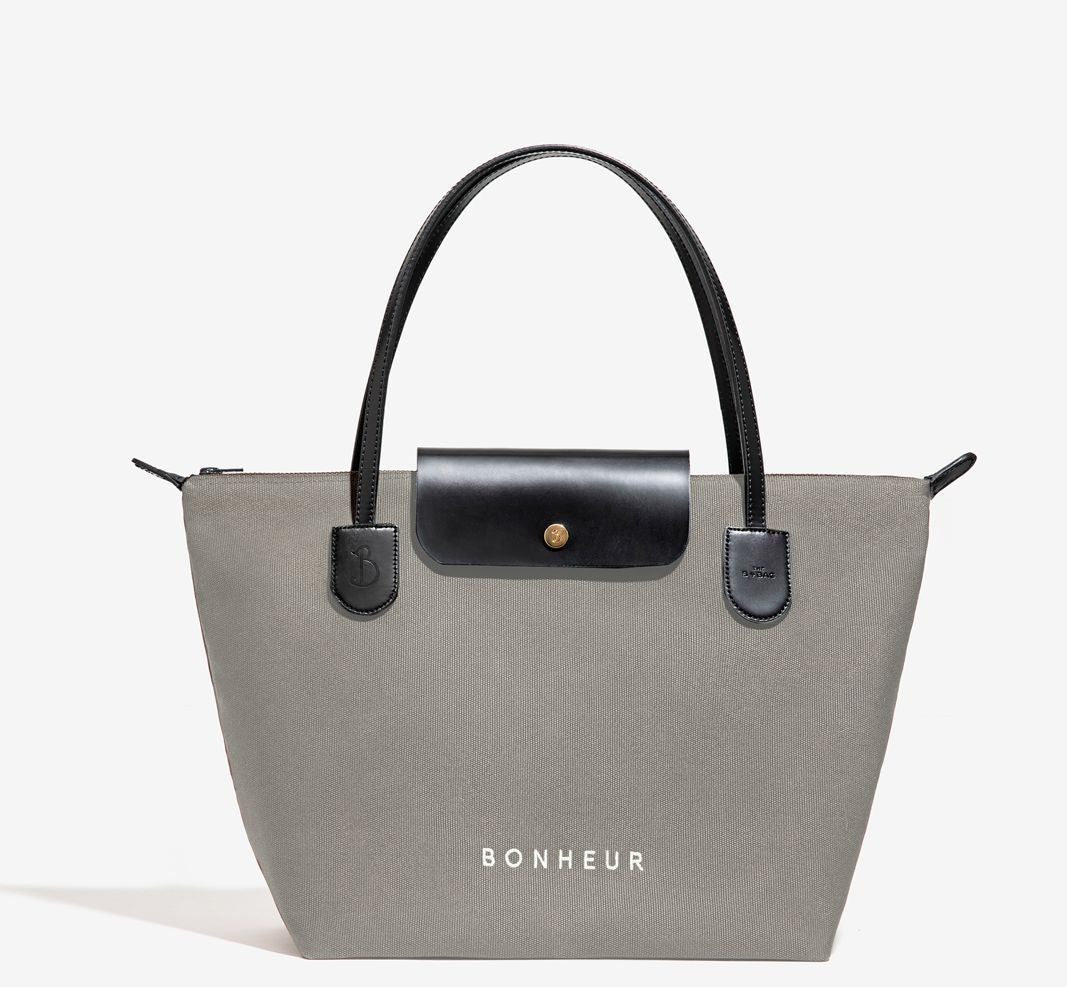 N°7 Canvas Bag- Stone Gray