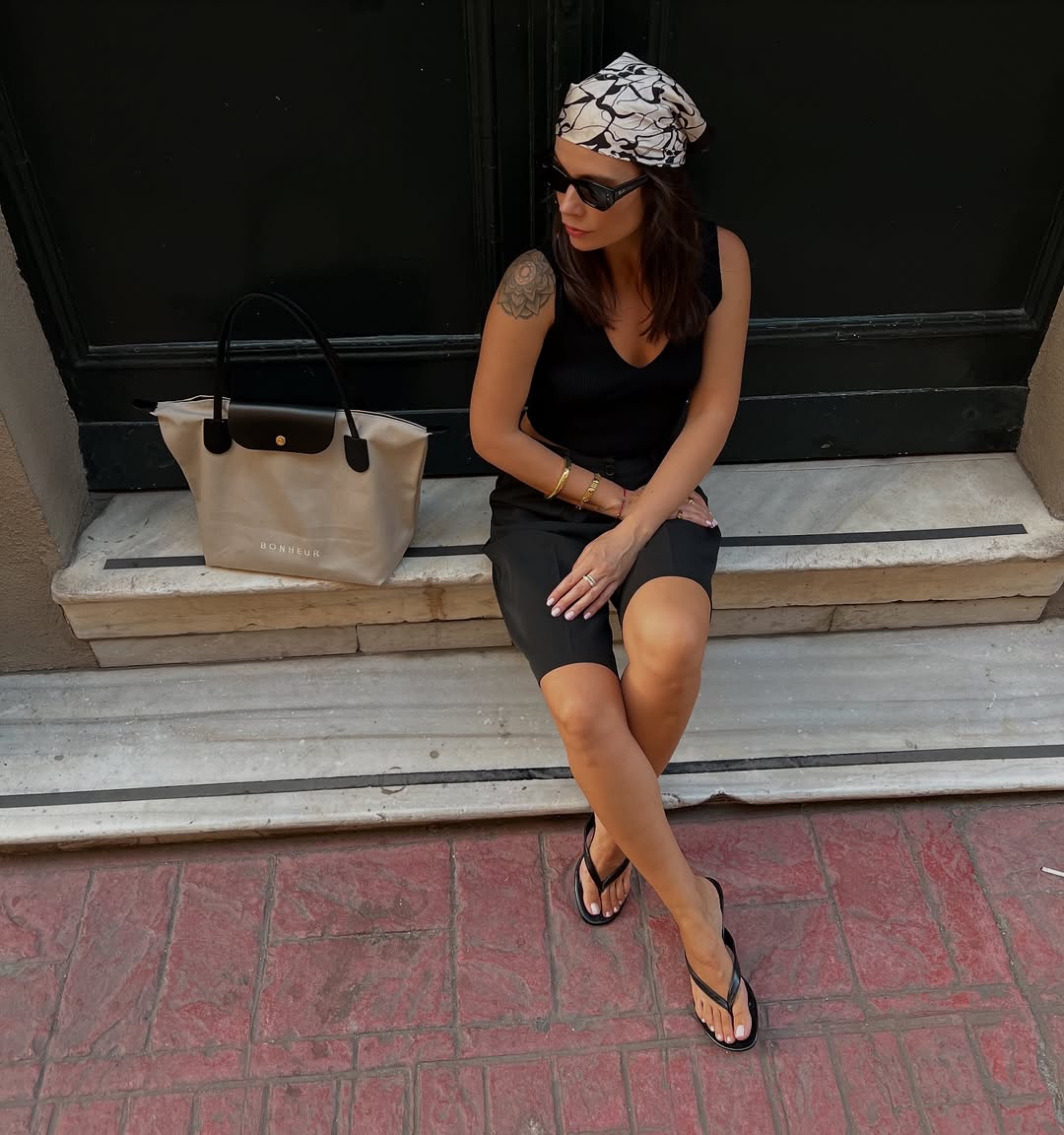 N°7 Canvas Bag- Stone Gray
