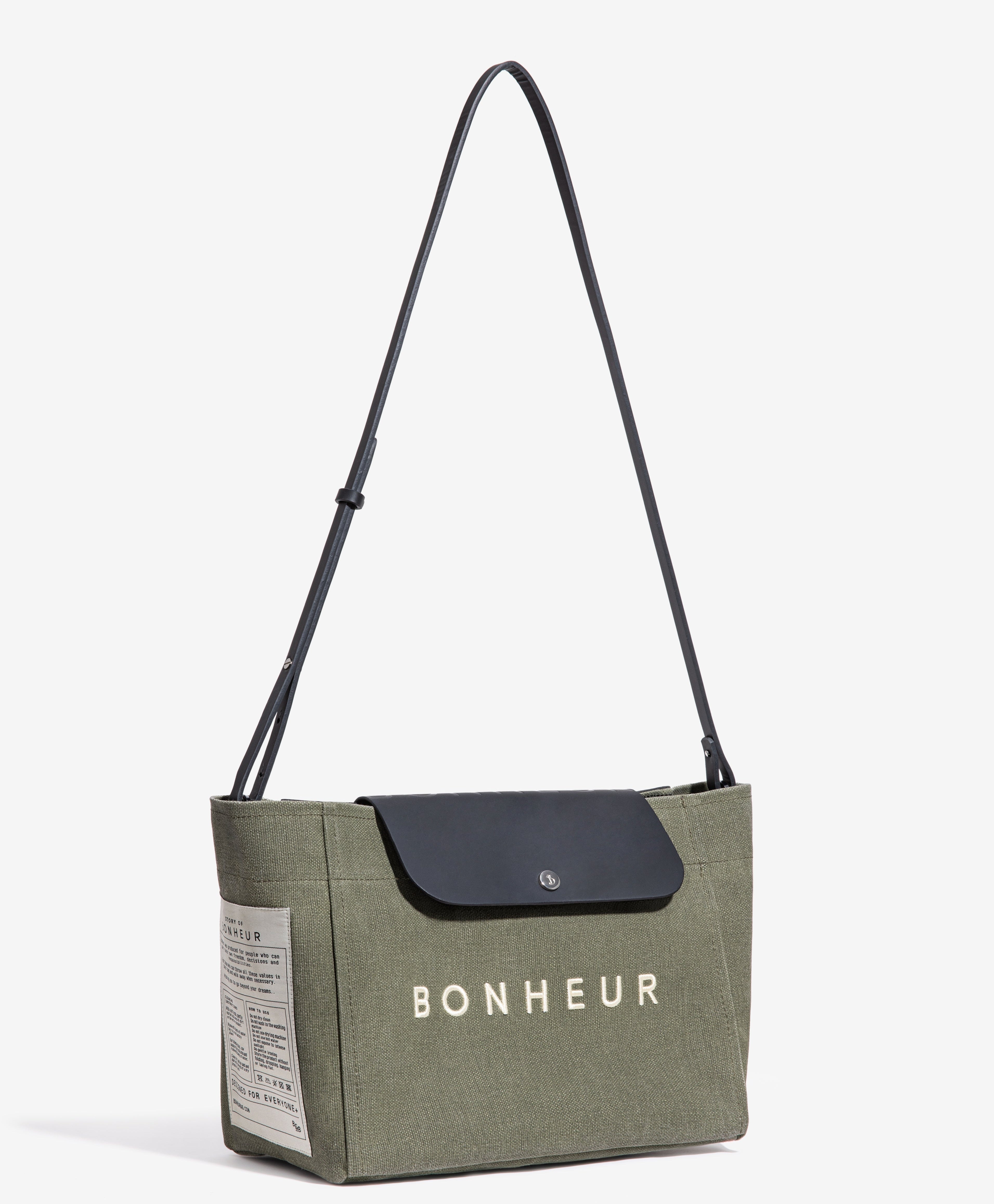 N°6 Canvas Clutch+Bag - Green Tea