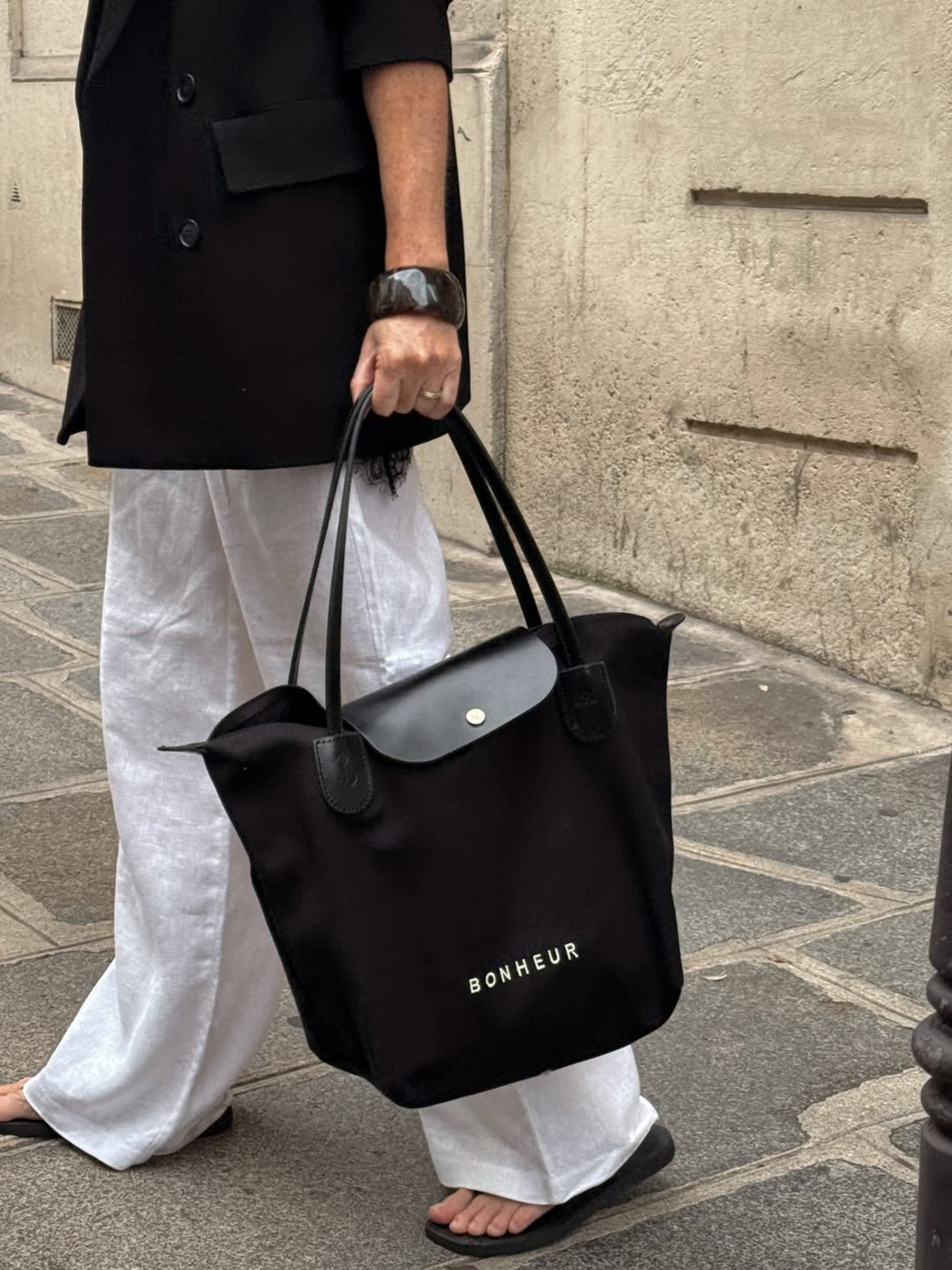 N°7 Canvas Bag- Iconıc Black