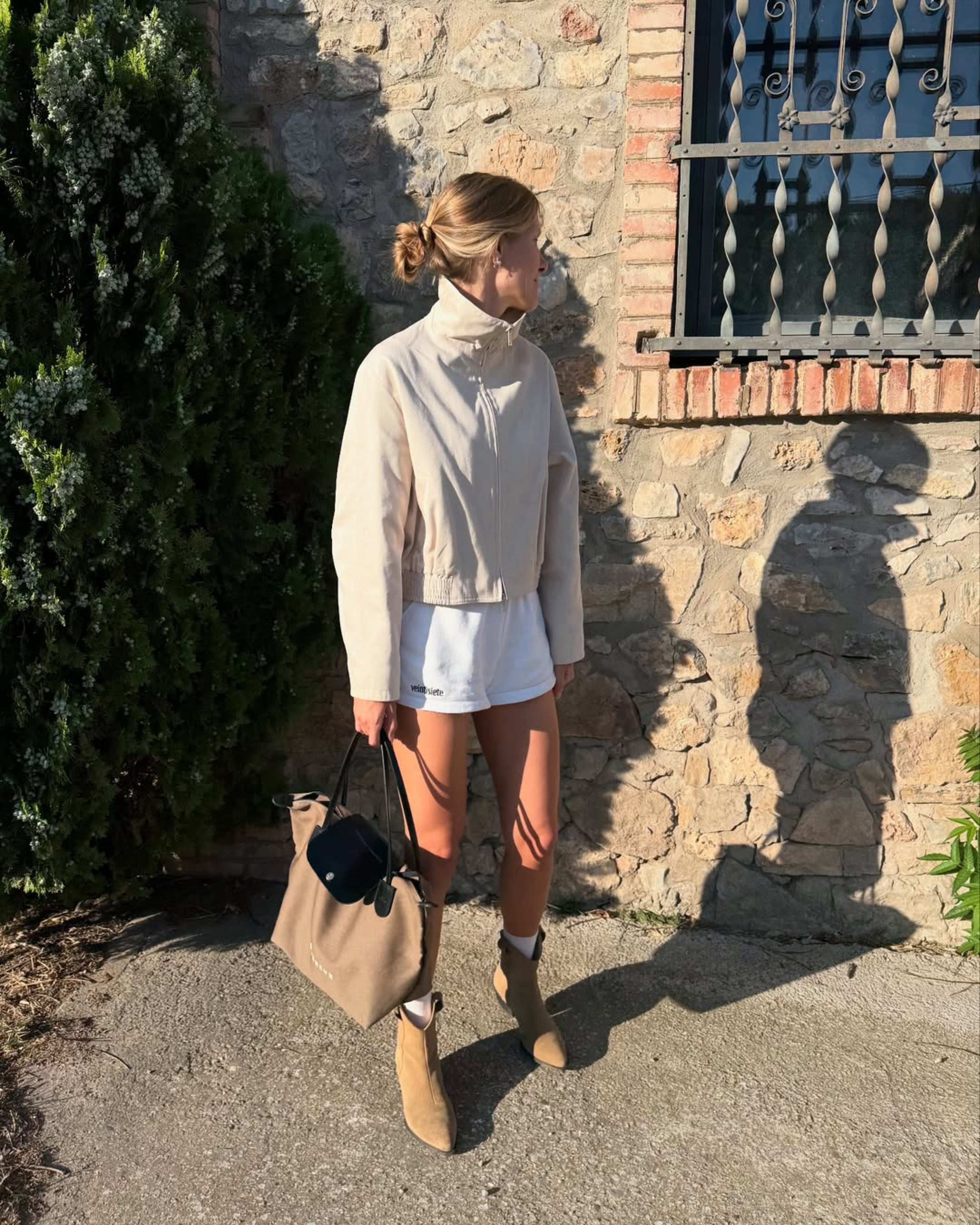 N°7 Canvas Bag- Mocha Cream