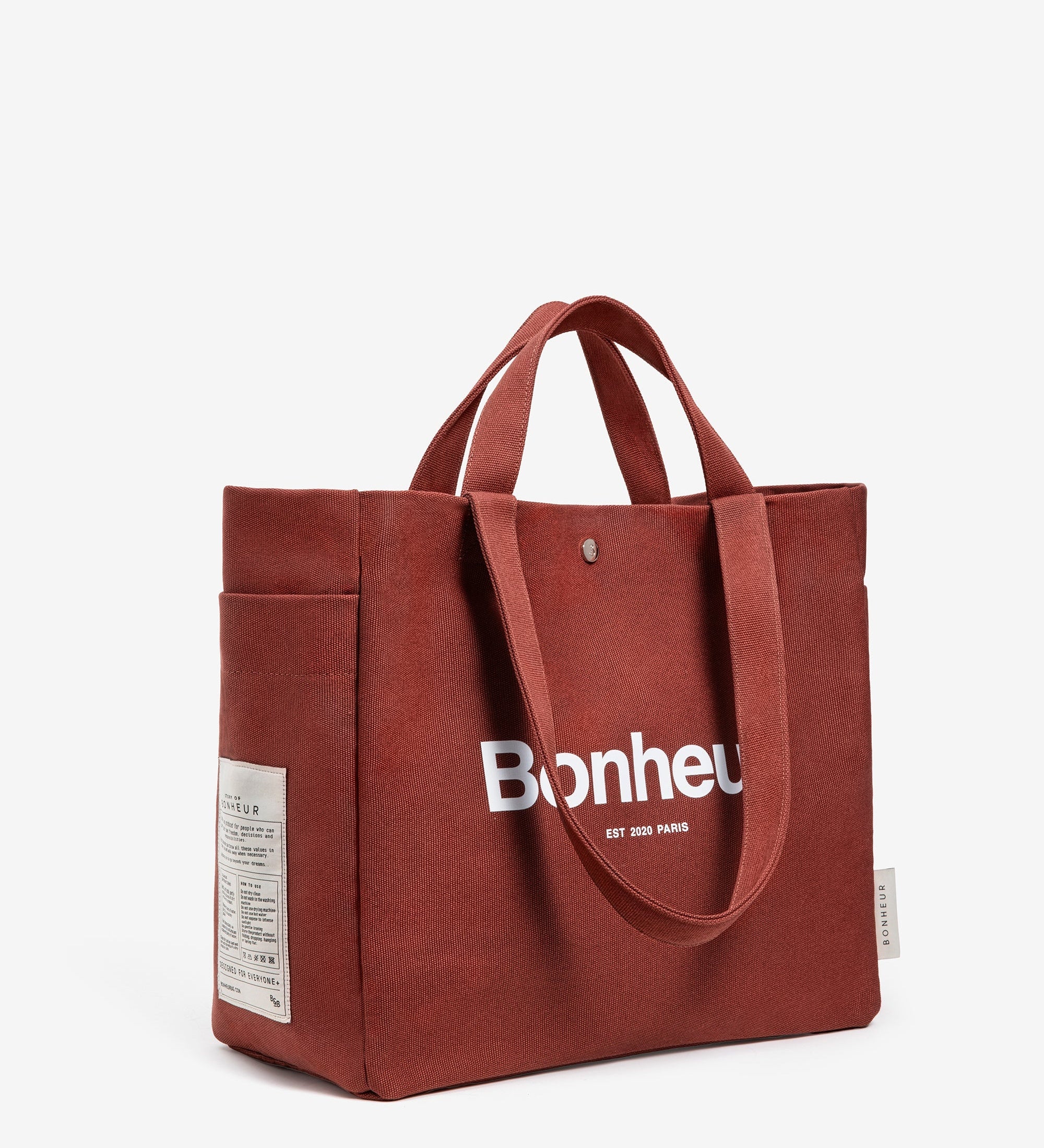 N°4 Canvas Cotton Bag- Terra Cota
