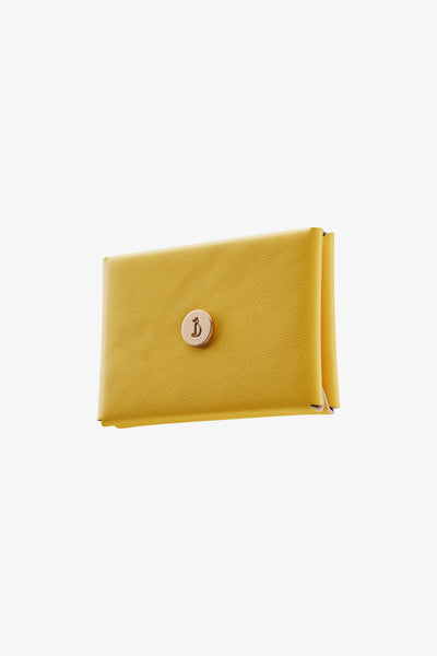 Mustard Yellow Card Holder