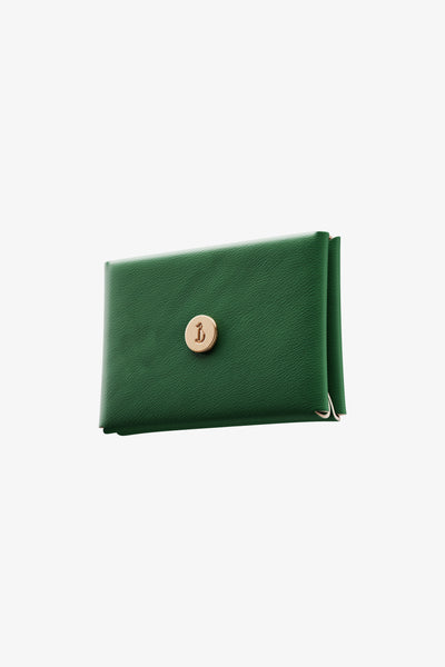 Forest Green Card Holder