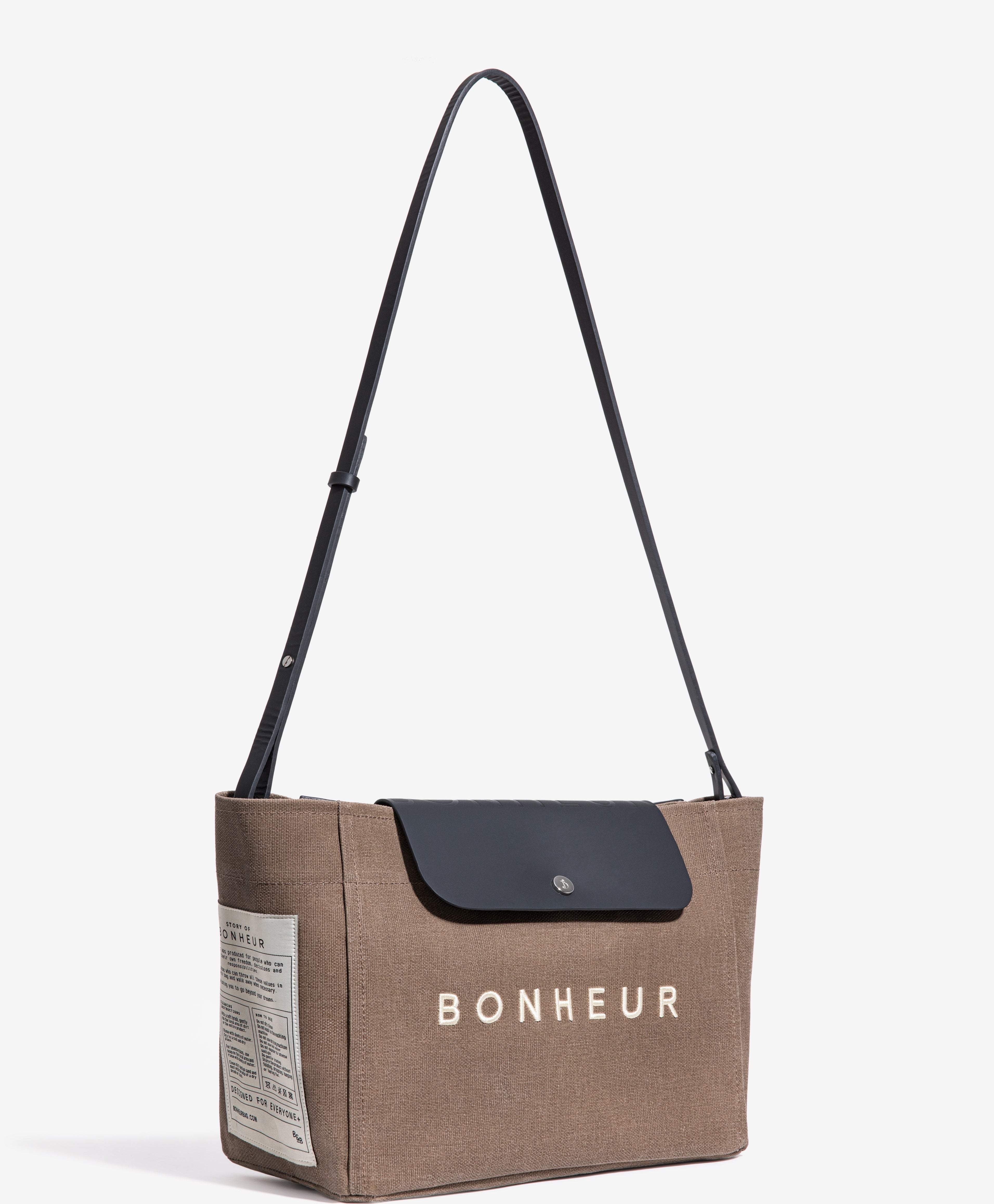 N°6 Canvas Clutch+Bag - Chocolate Malt