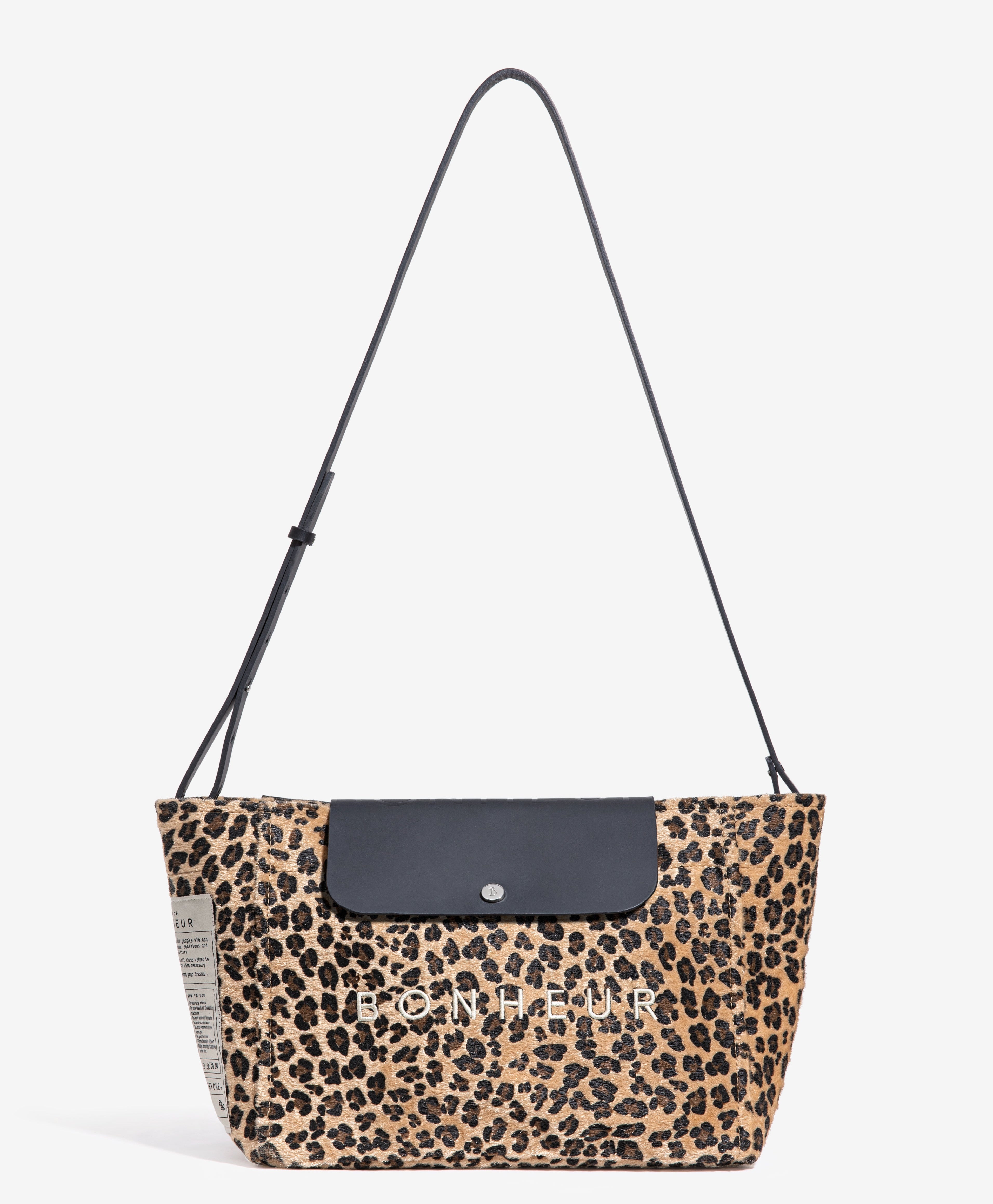 N°6 Canvas Clutch+Bag - Leopard