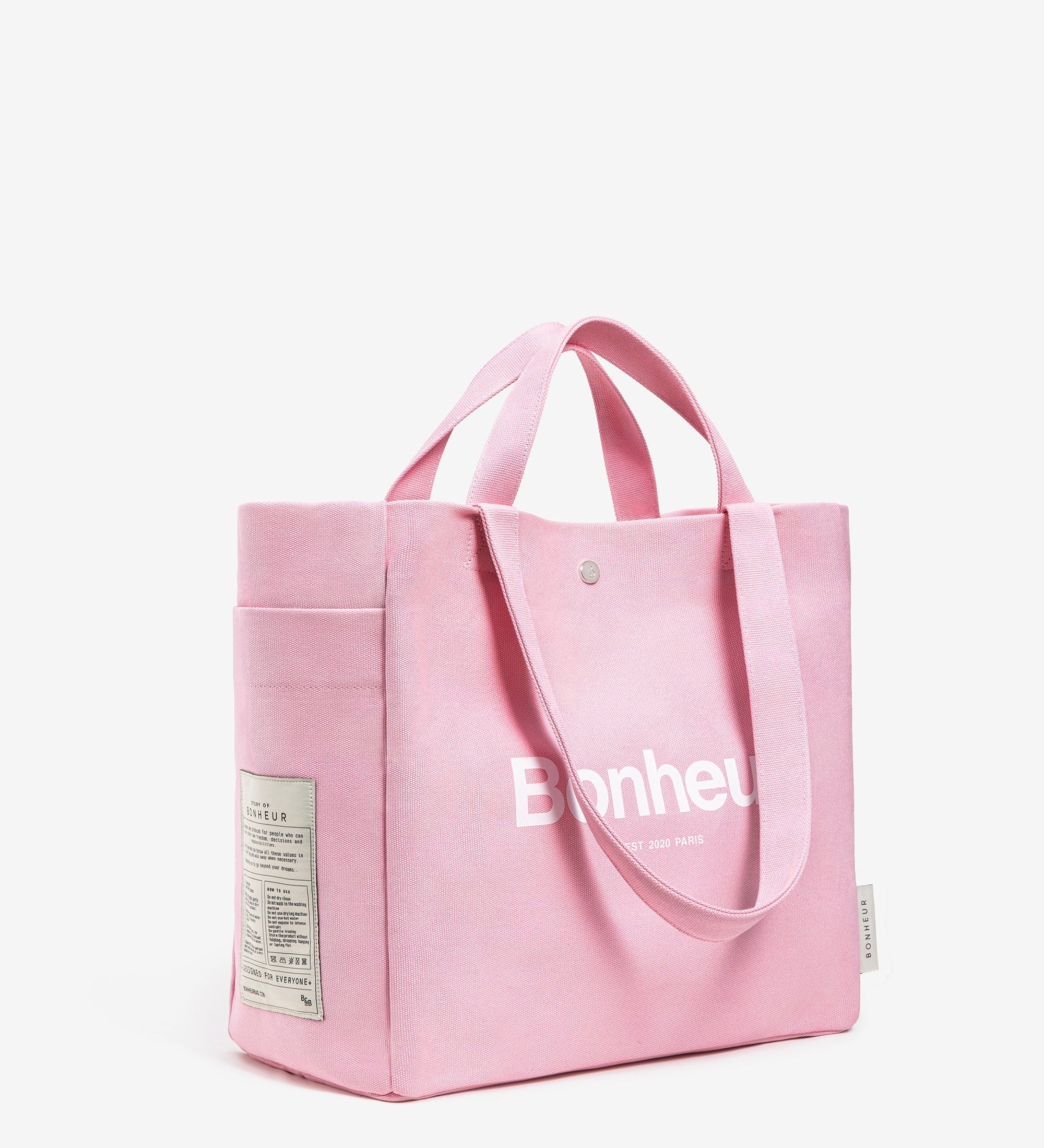 N°4 Canvas Cotton Bag- Pınk Blush