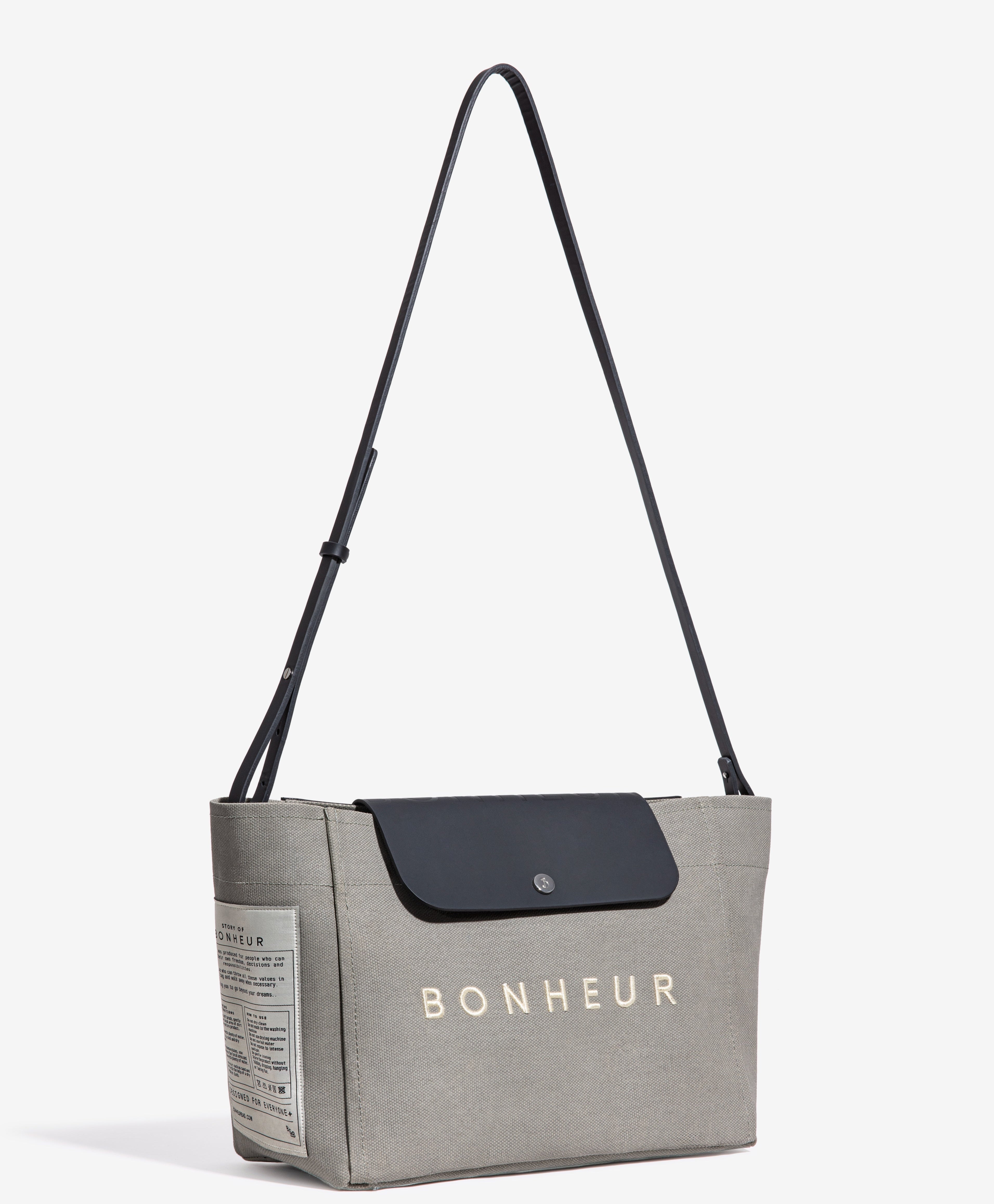 N°6 Canvas Clutch+Bag - Milky Green