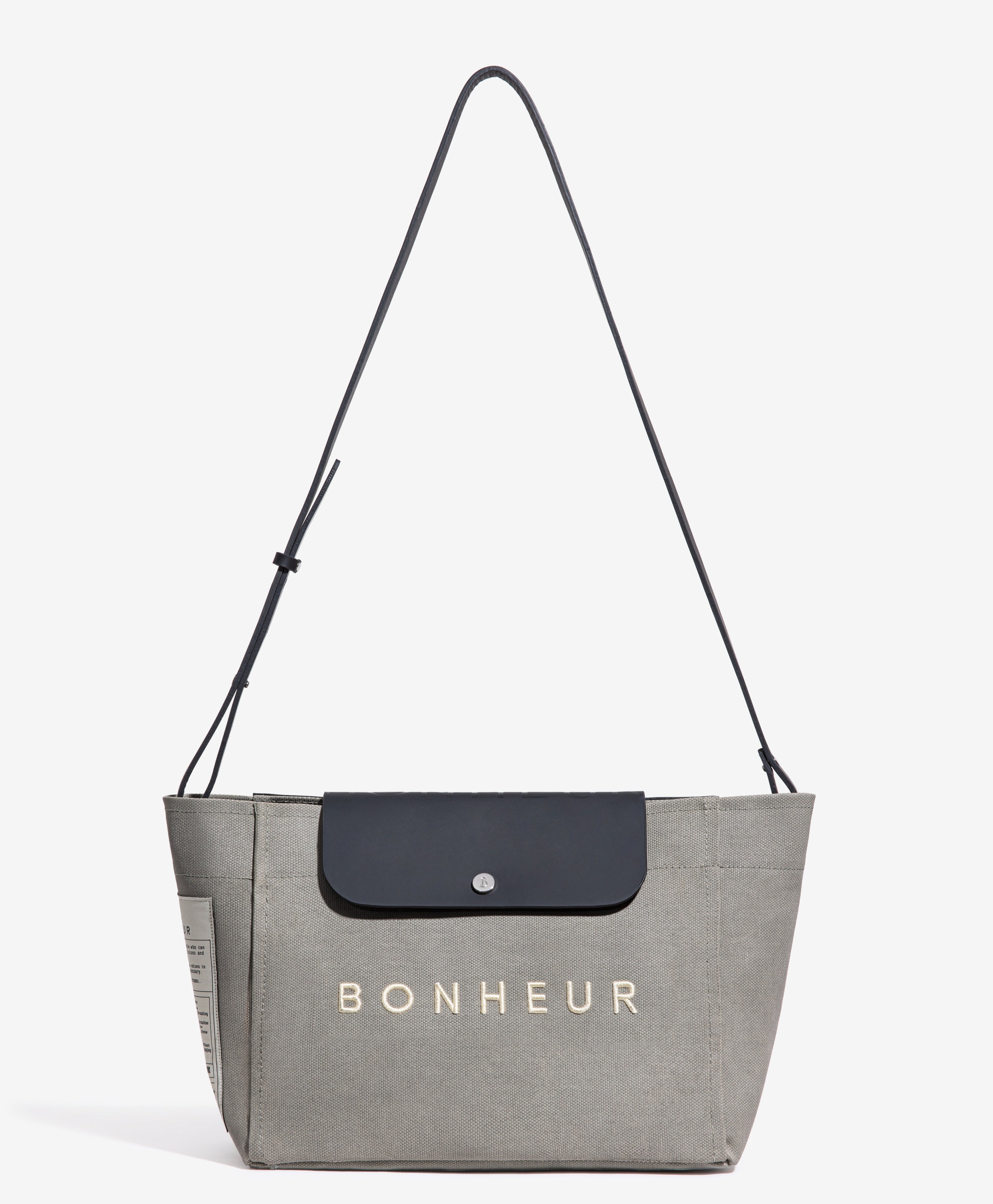 N°6 Canvas Clutch+Bag - Milky Green