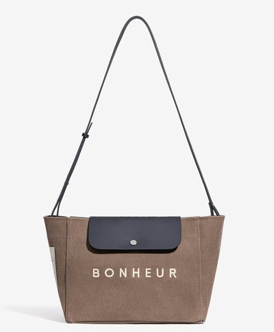 N°6 Canvas Clutch+Bag - Chocolate Malt