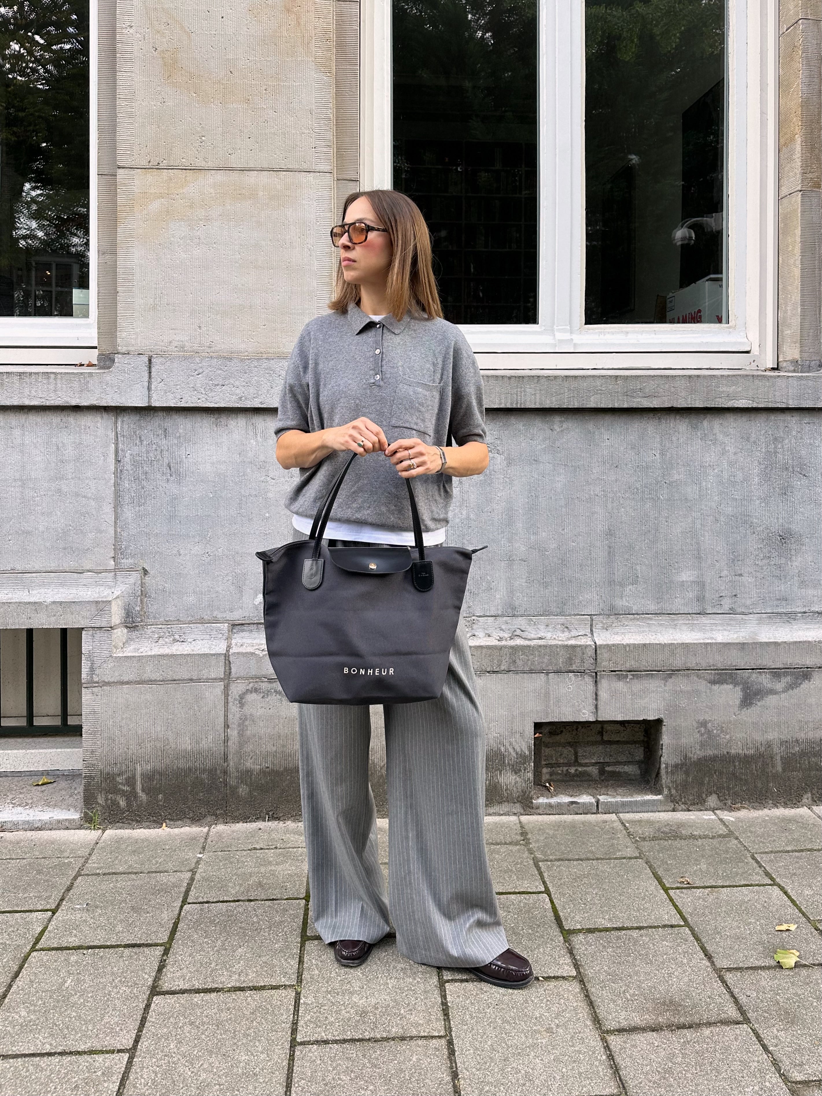 N°7 Canvas Bag- Denım Gray