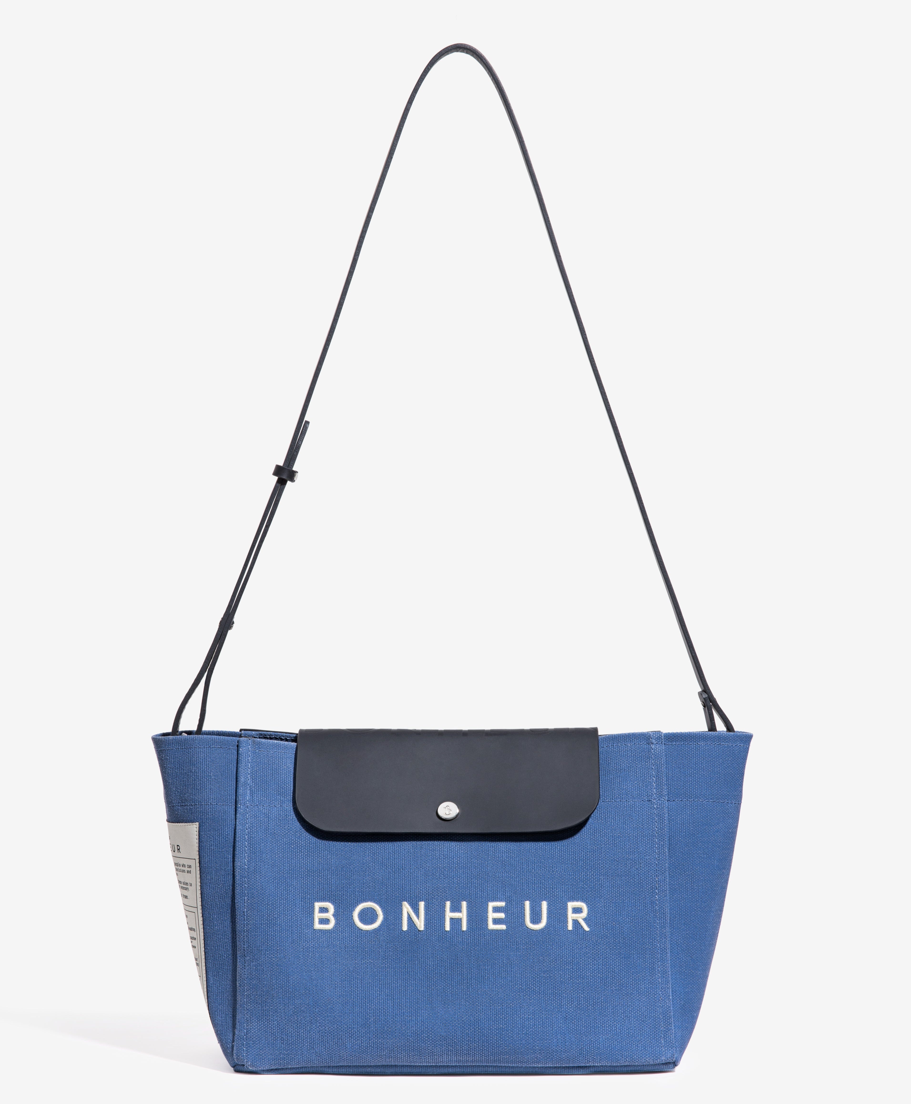 N°6 Canvas Clutch+Bag - Parisian Blue