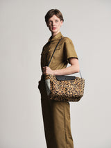 N°6 Canvas Clutch+Bag - Leopard