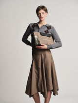 N°6 Canvas Clutch+Bag - Chocolate Malt