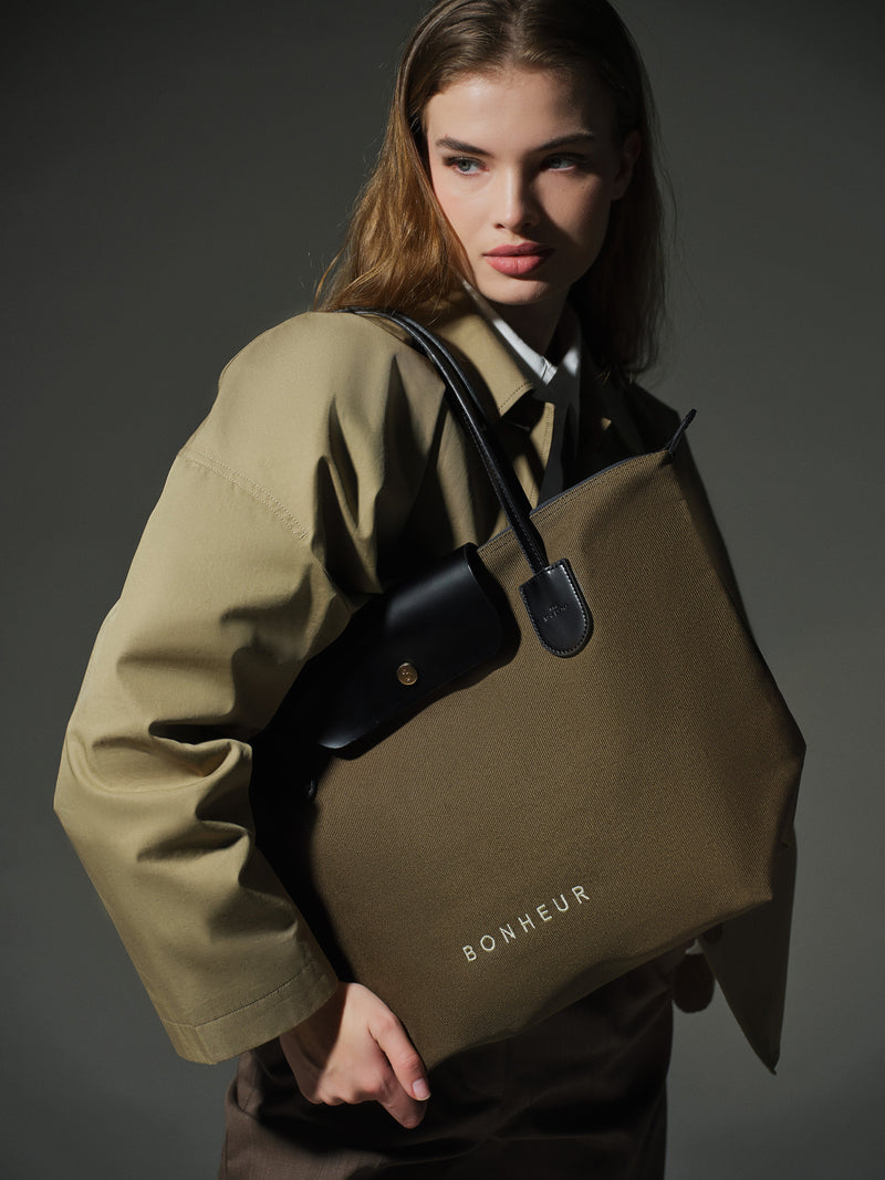 N°7 Canvas Bag- Army Green