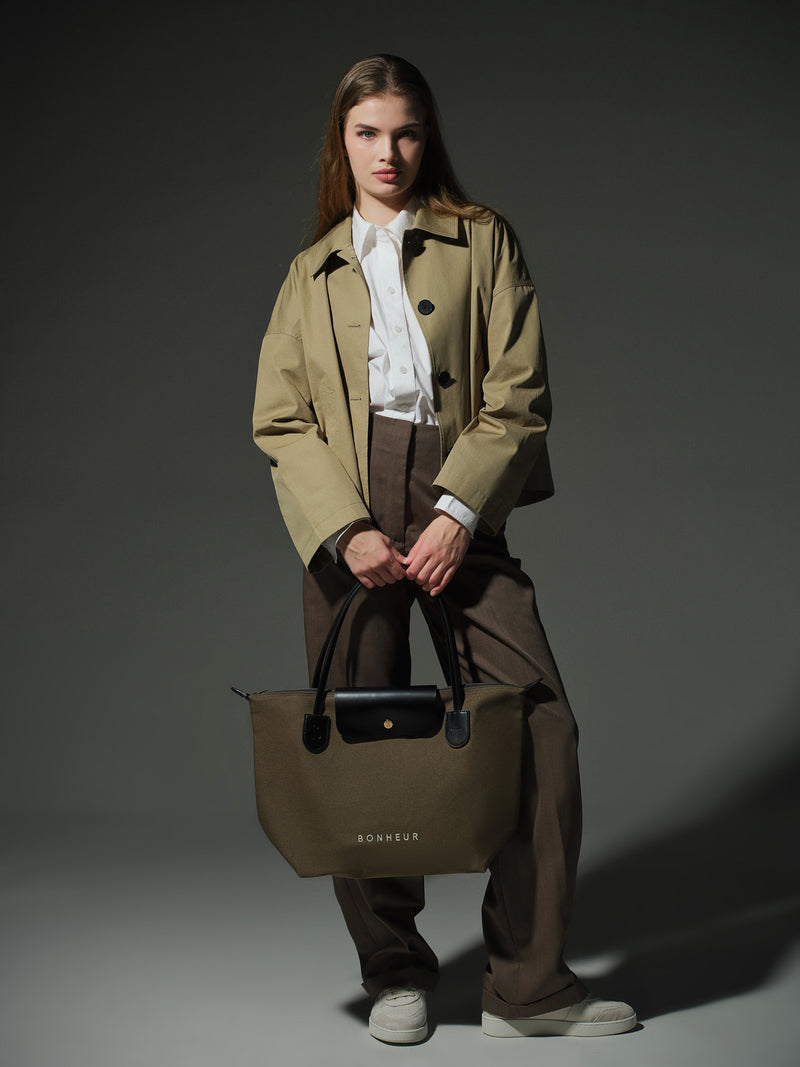 N°7 Canvas Bag- Army Green