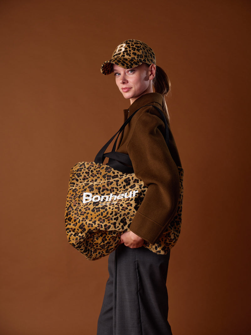 N°4 Canvas Cotton Bag - Leopard