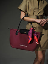 N°7 Canvas Bag- Cherry Red