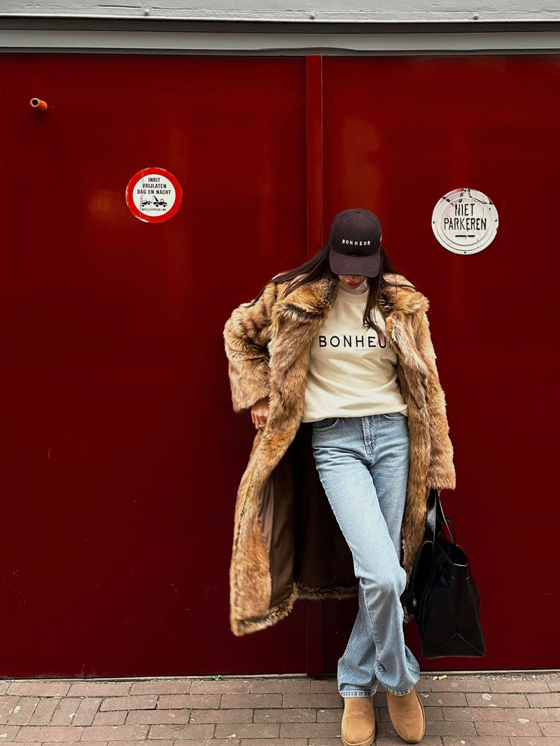 Bonheur Black Baseball Cap