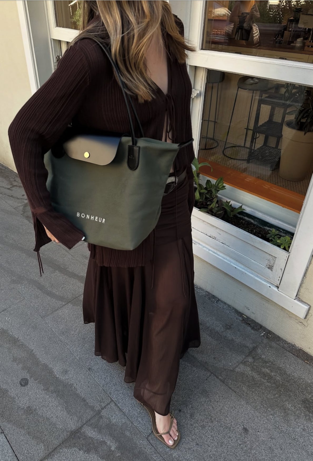 N°7 Canvas Bag- Pıne Green
