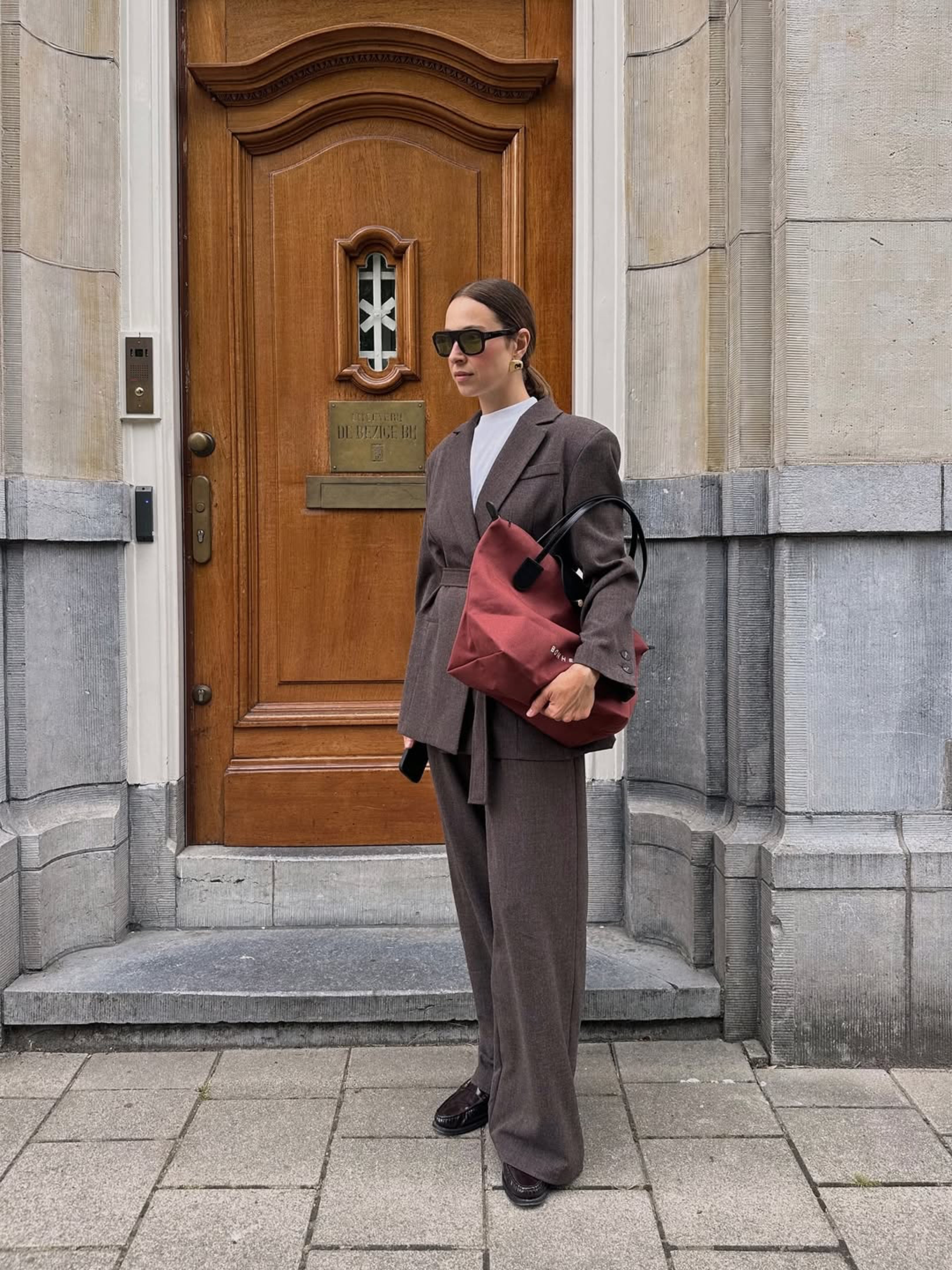 N°7 Canvas Bag- Terra Cotta