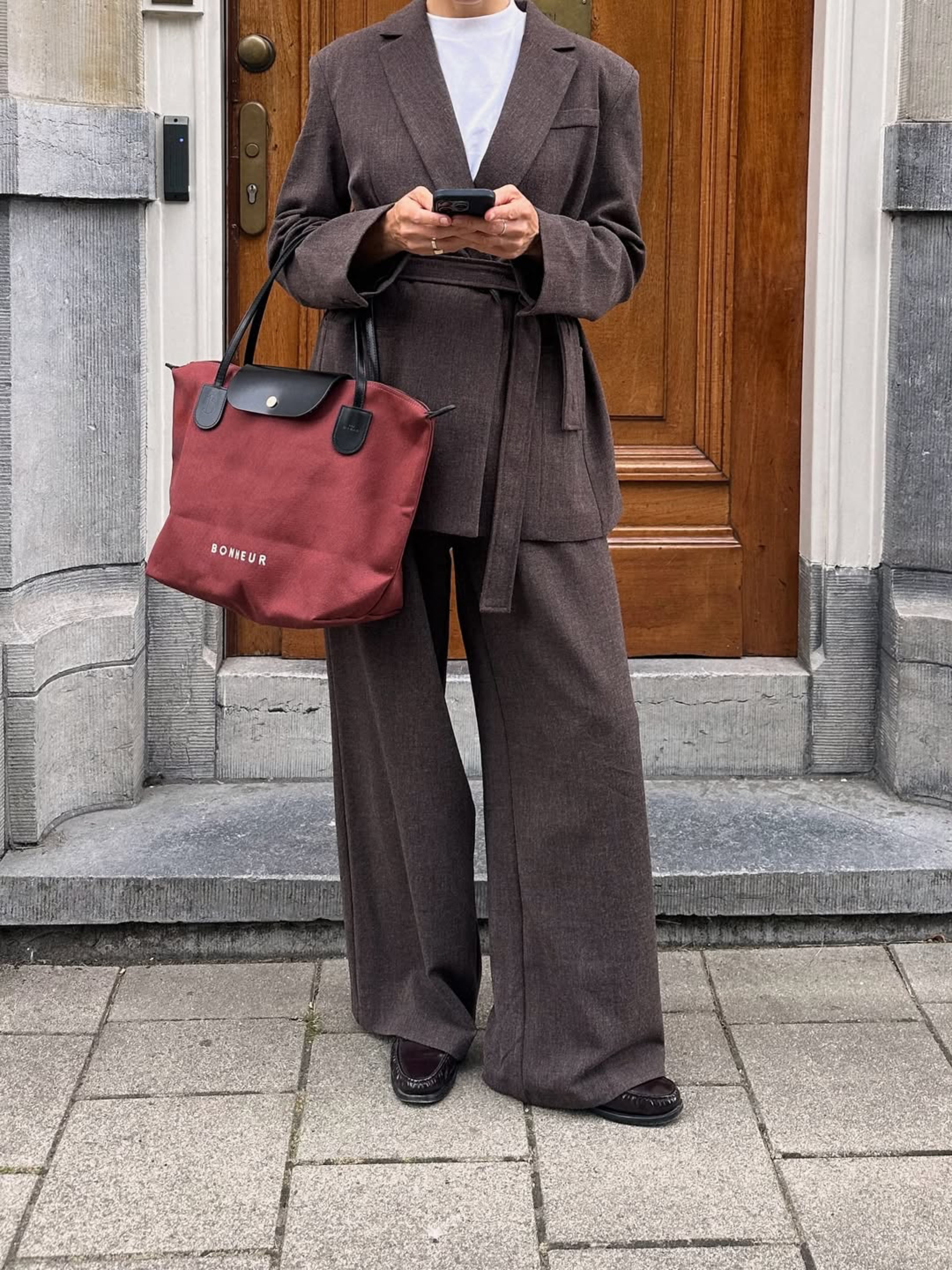 N°7 Canvas Bag- Terra Cotta