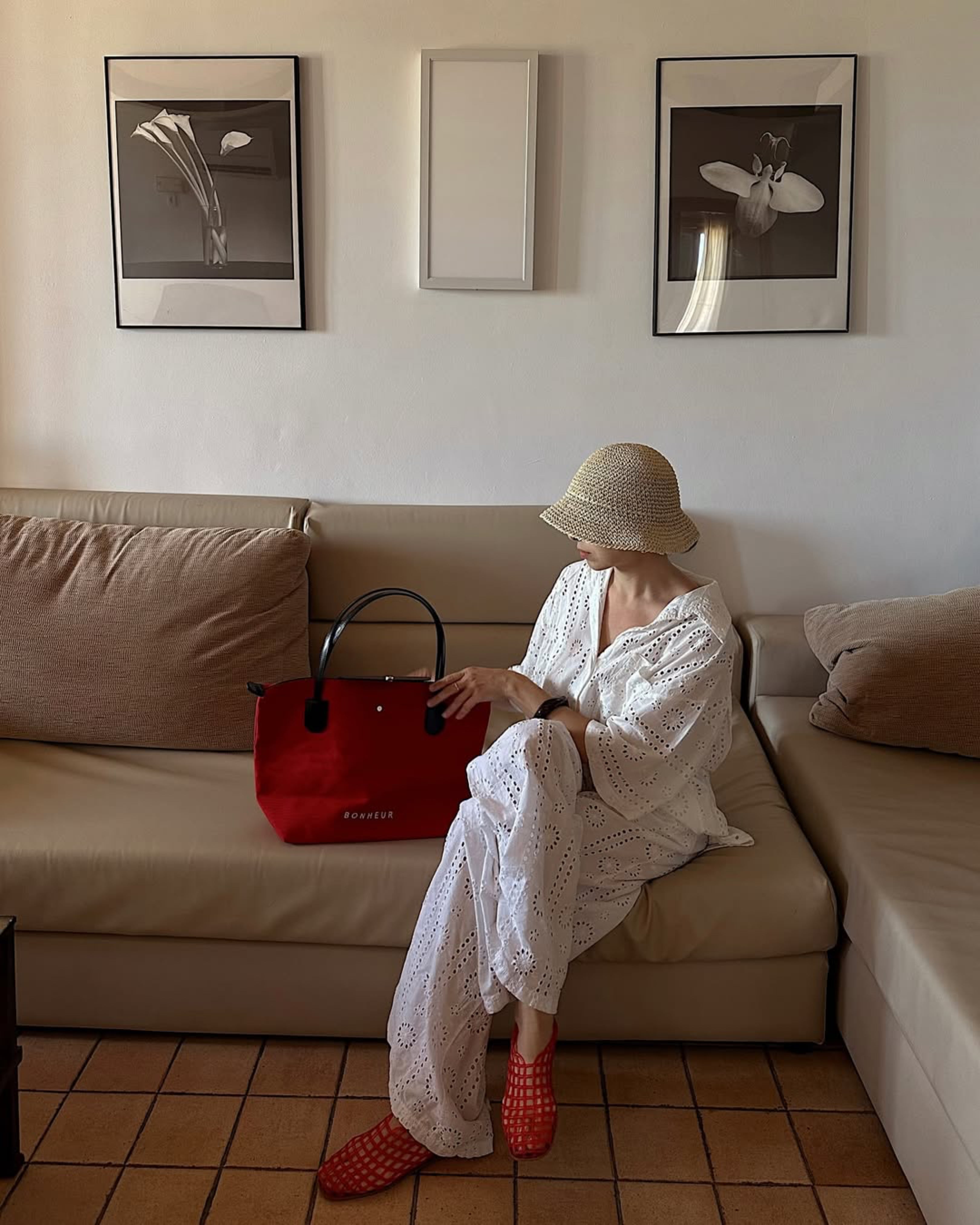 N°7 Canvas Bag- Chıllı Red
