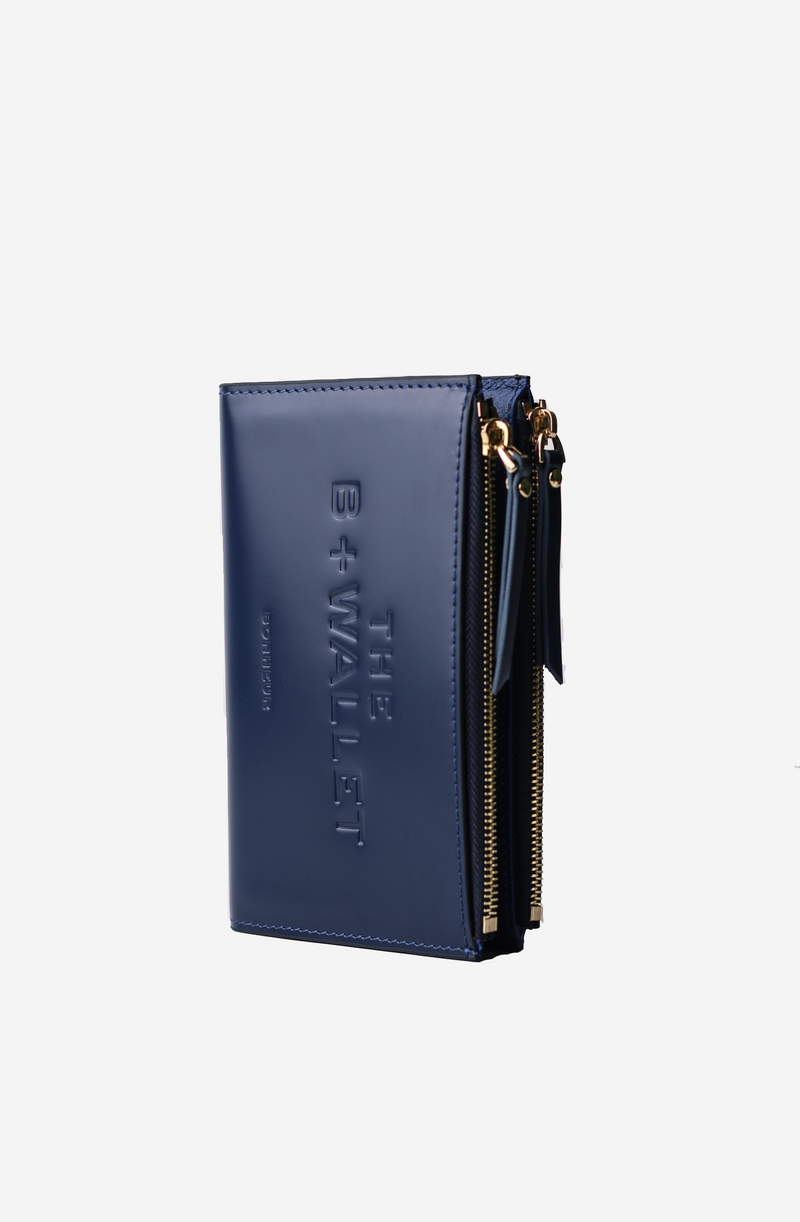 B+WALLET - Navy Peony Medium