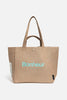 N°4 Canvas Cotton Bag- Espresso Cream