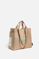 N°4 Canvas Cotton Bag- Espresso Cream