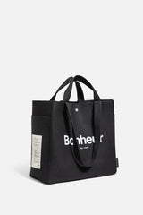 N°4 Canvas Cotton Bag- Cold Black