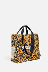 N°4 Canvas Cotton Bag - Leopard