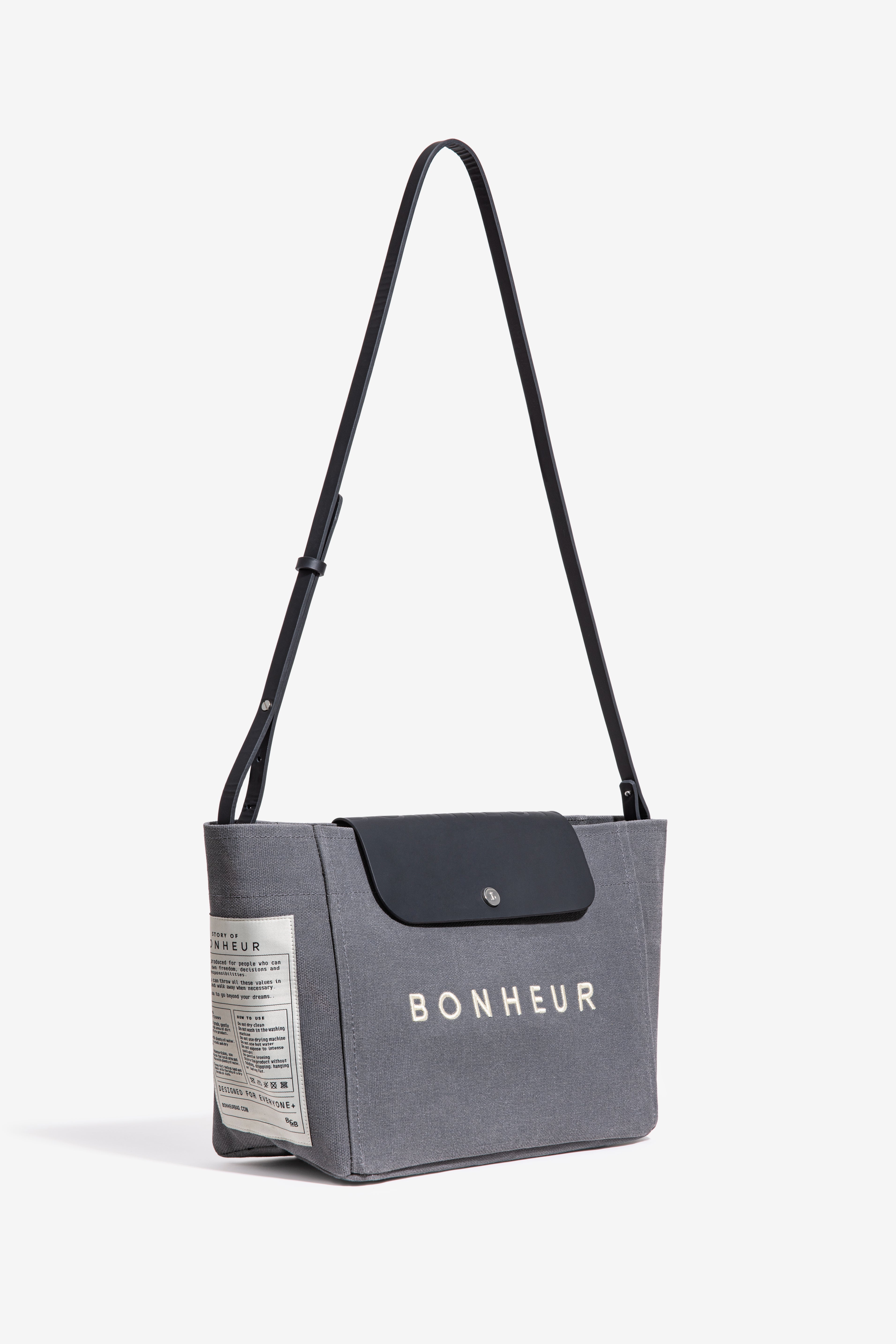 N°6 Canvas Clutch+Bag - Ghost Gray