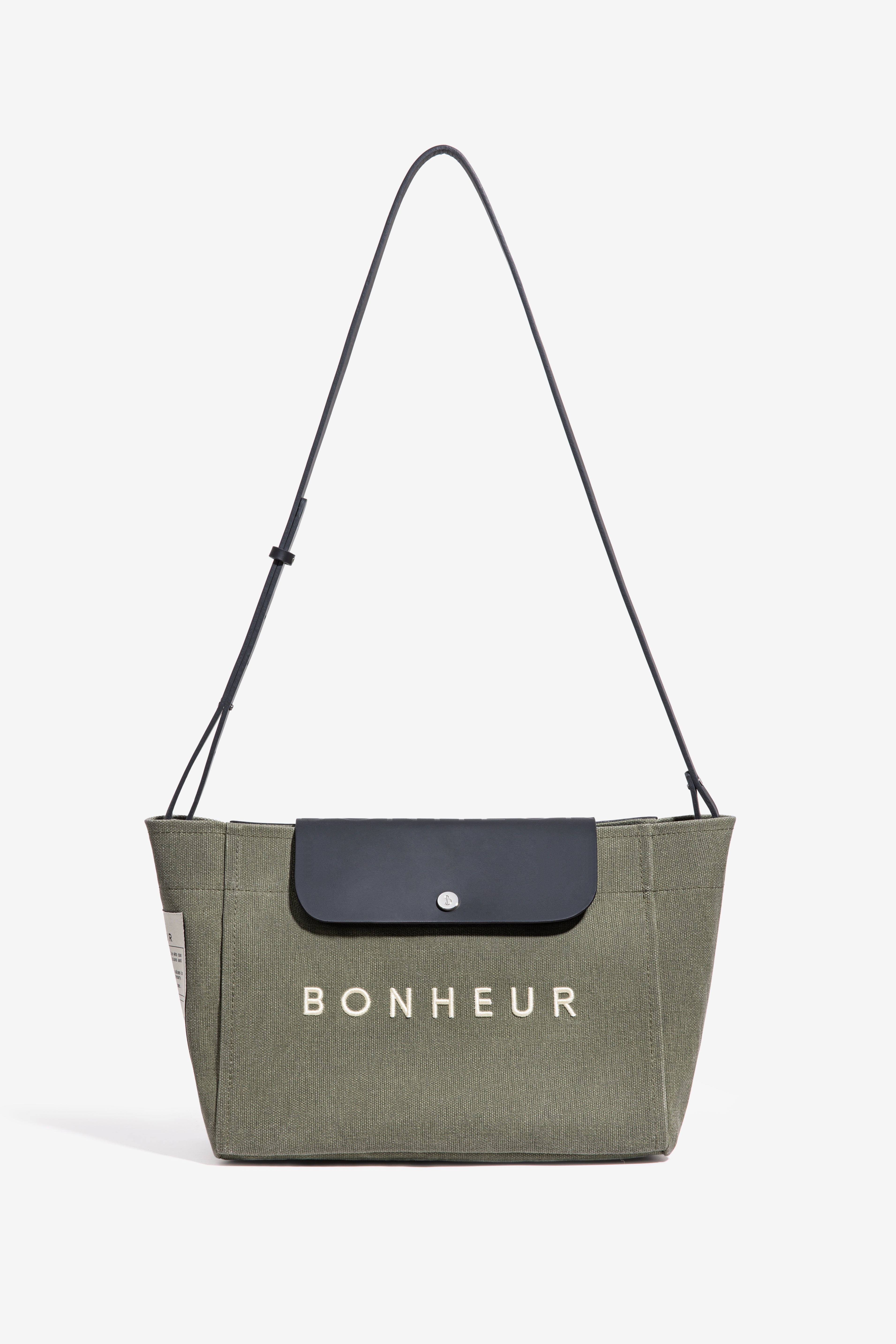 N°6 Canvas Clutch+Bag - Green Tea