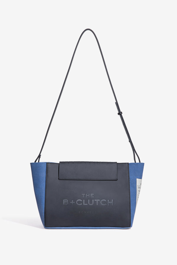 N°6 Canvas Clutch+Bag - Parisian Blue