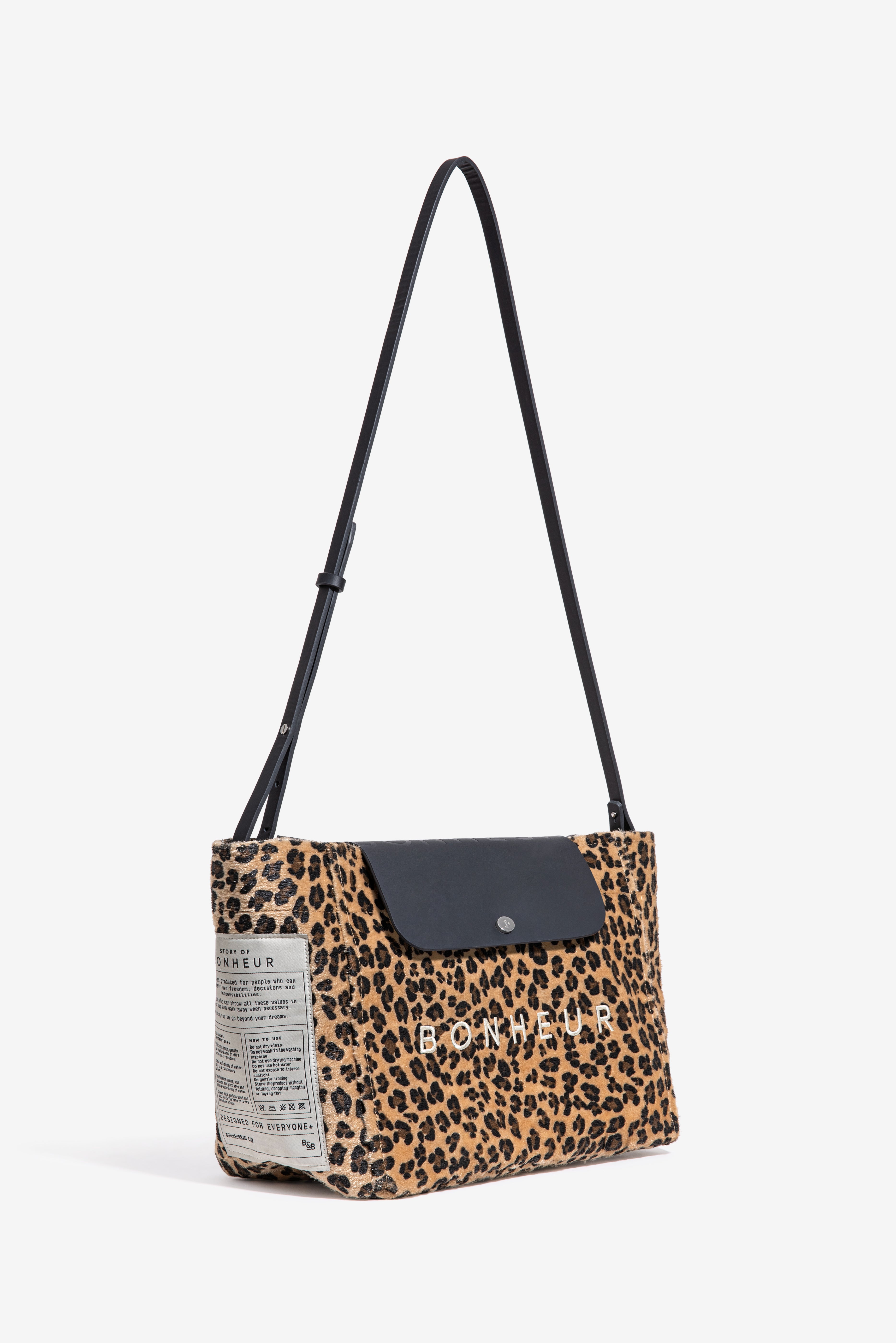 N°6 Canvas Clutch+Bag - Leopard