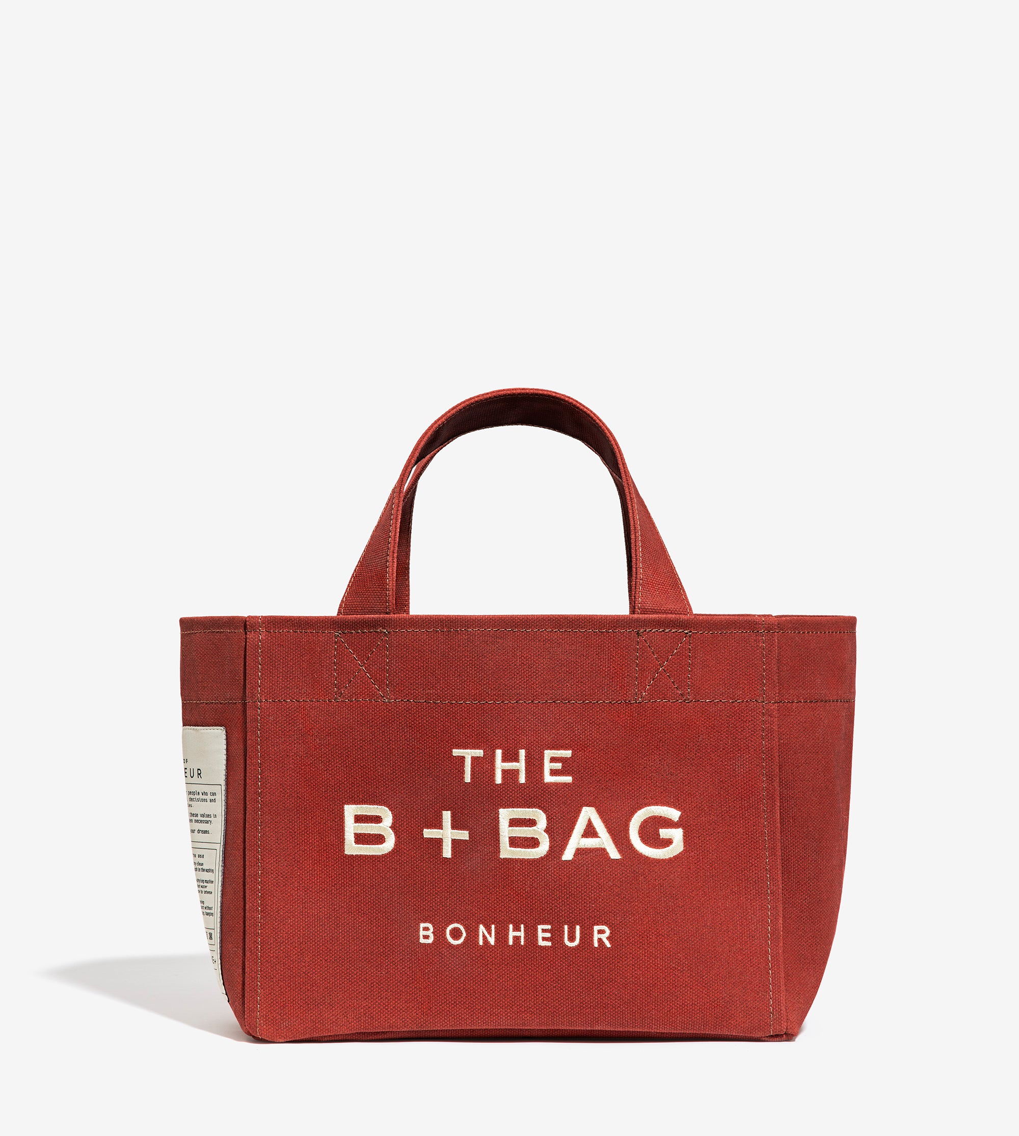Canvas Tibetan Red Small Tote Bag