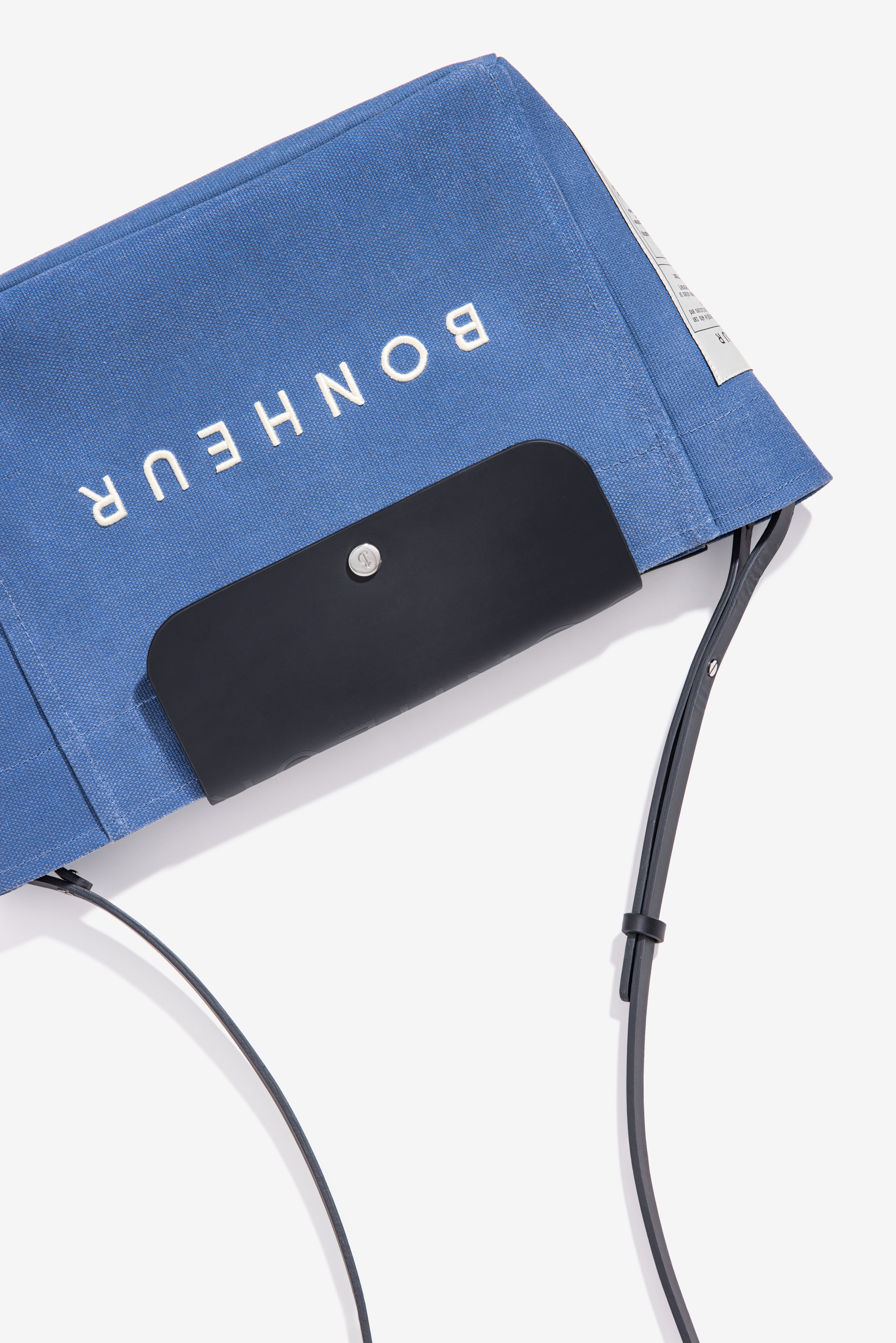 N°6 Canvas Clutch+Bag - Parisian Blue