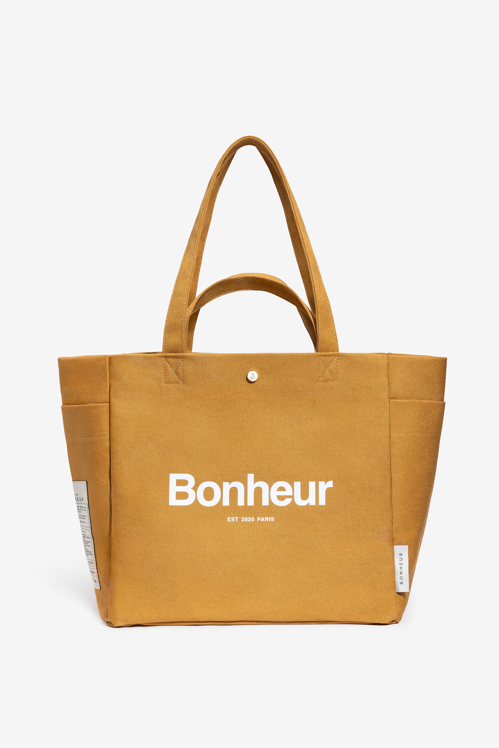 N°4 Canvas Cotton Bag- Amber Yellow
