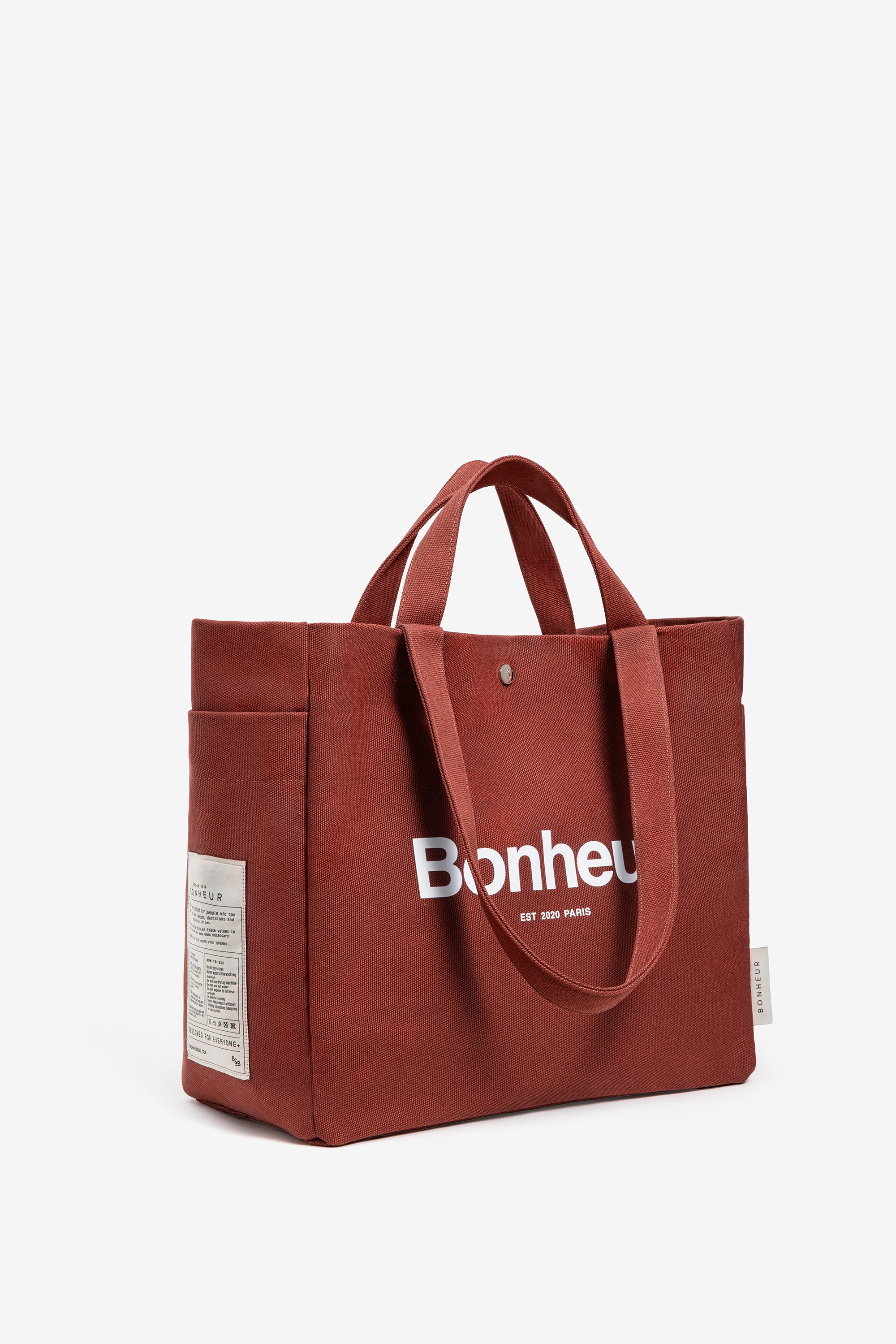 N°4 Canvas Cotton Bag- Terra Cota
